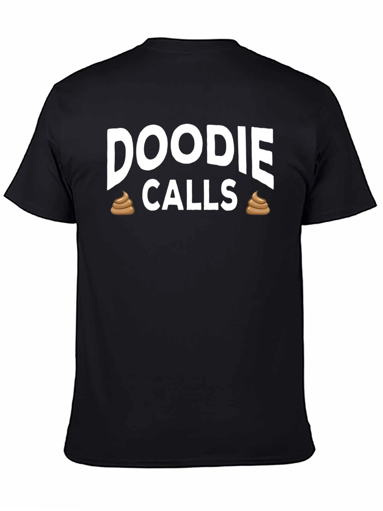 Black Doodie Calls Funny Graphic T-Shirt view 4