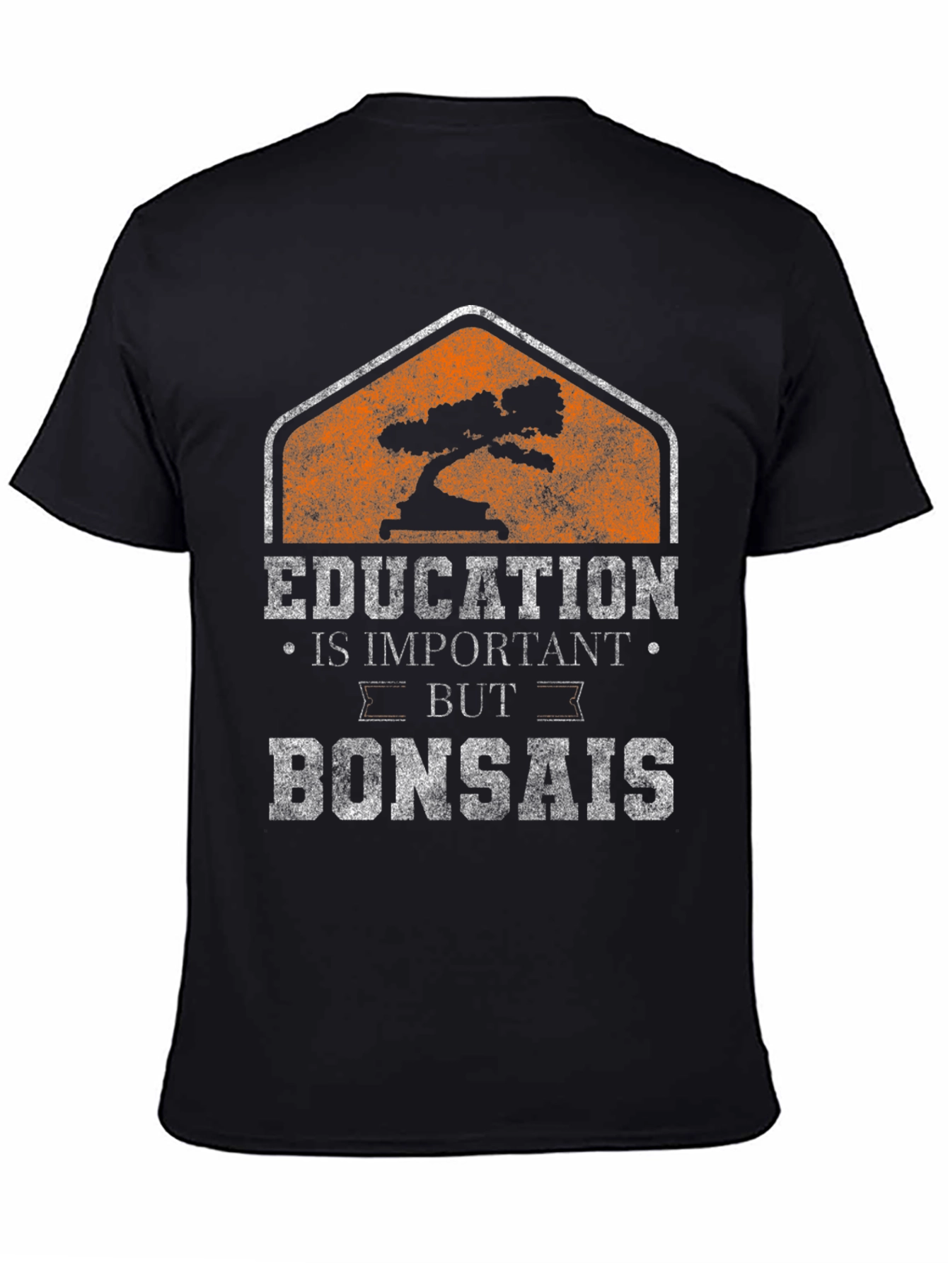 Black Education Is Important But Bonsais T-Shirt view 4