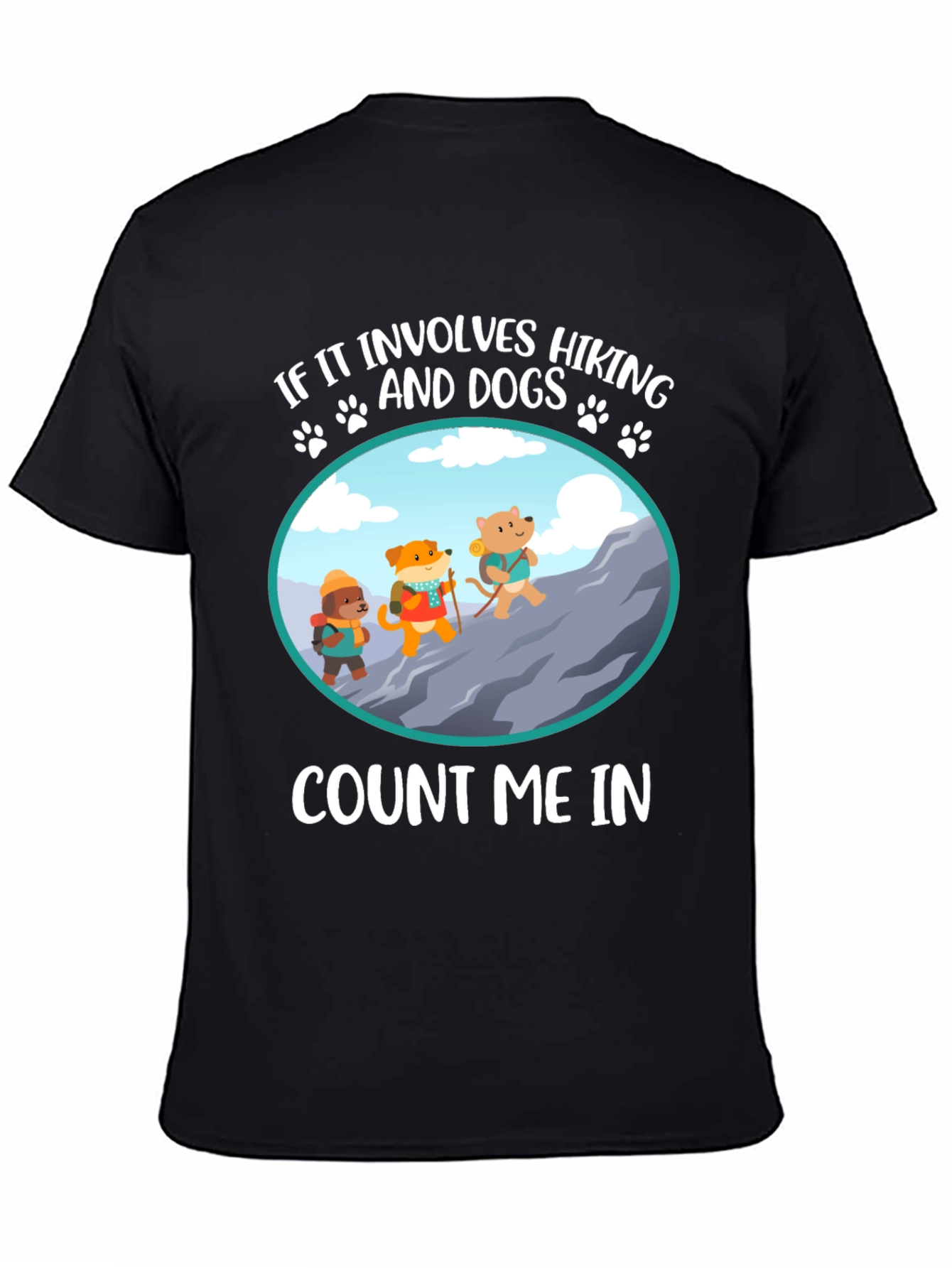 Hiking Dogs Graphic Tee - Count Me In! - 4