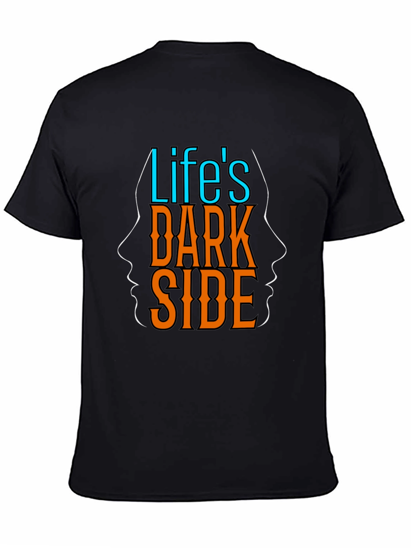 Life's Dark Side Graphic Tee - Unique Design - 4