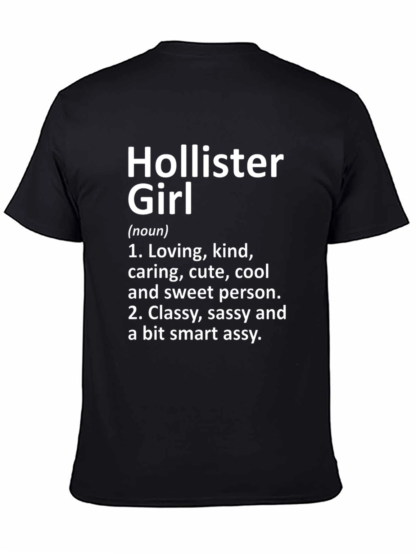 Black Hollister Girl Definition Graphic Tee view 4