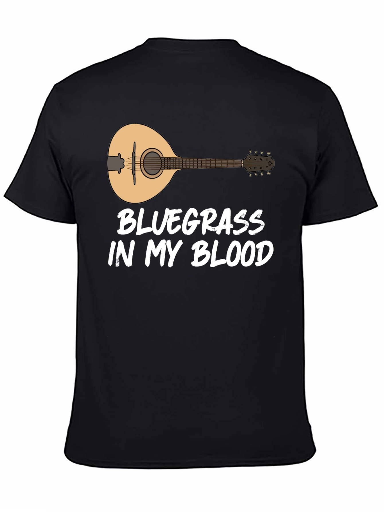Black Bluegrass In My Blood Graphic Tee view 4