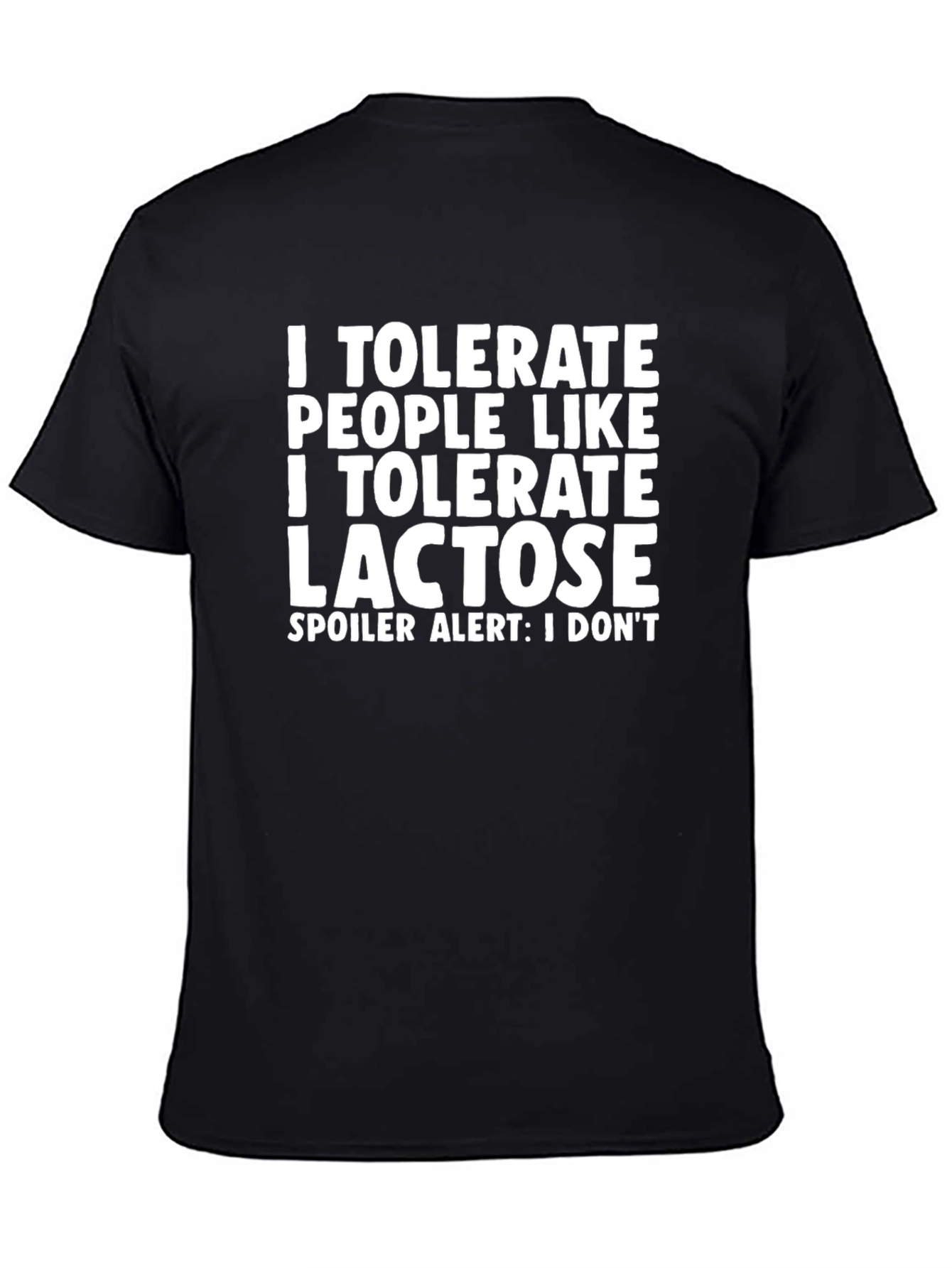 Humorous Lactose Intolerance Tee - 4