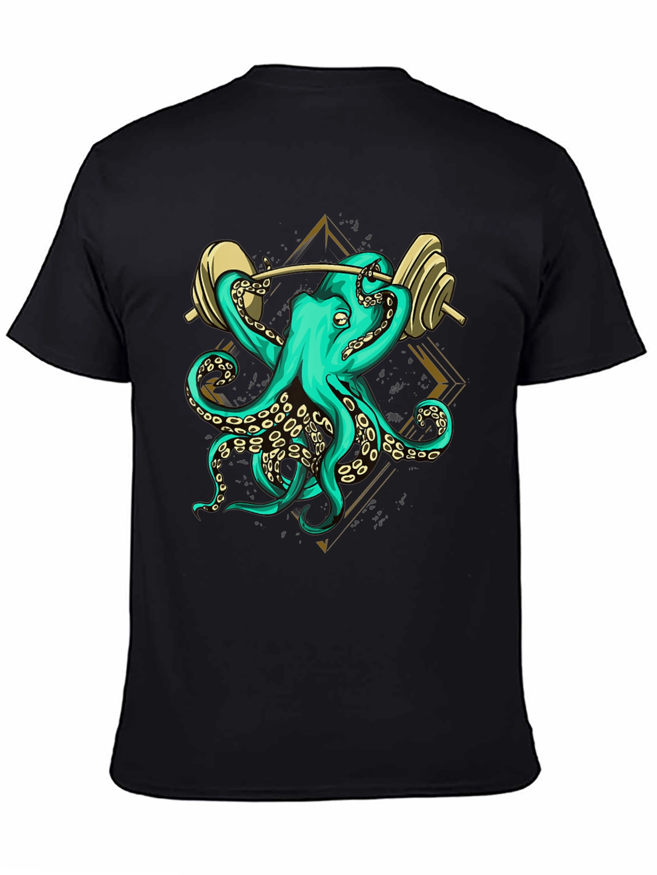 Octopus Lifting Weights Graphic Tee - 4