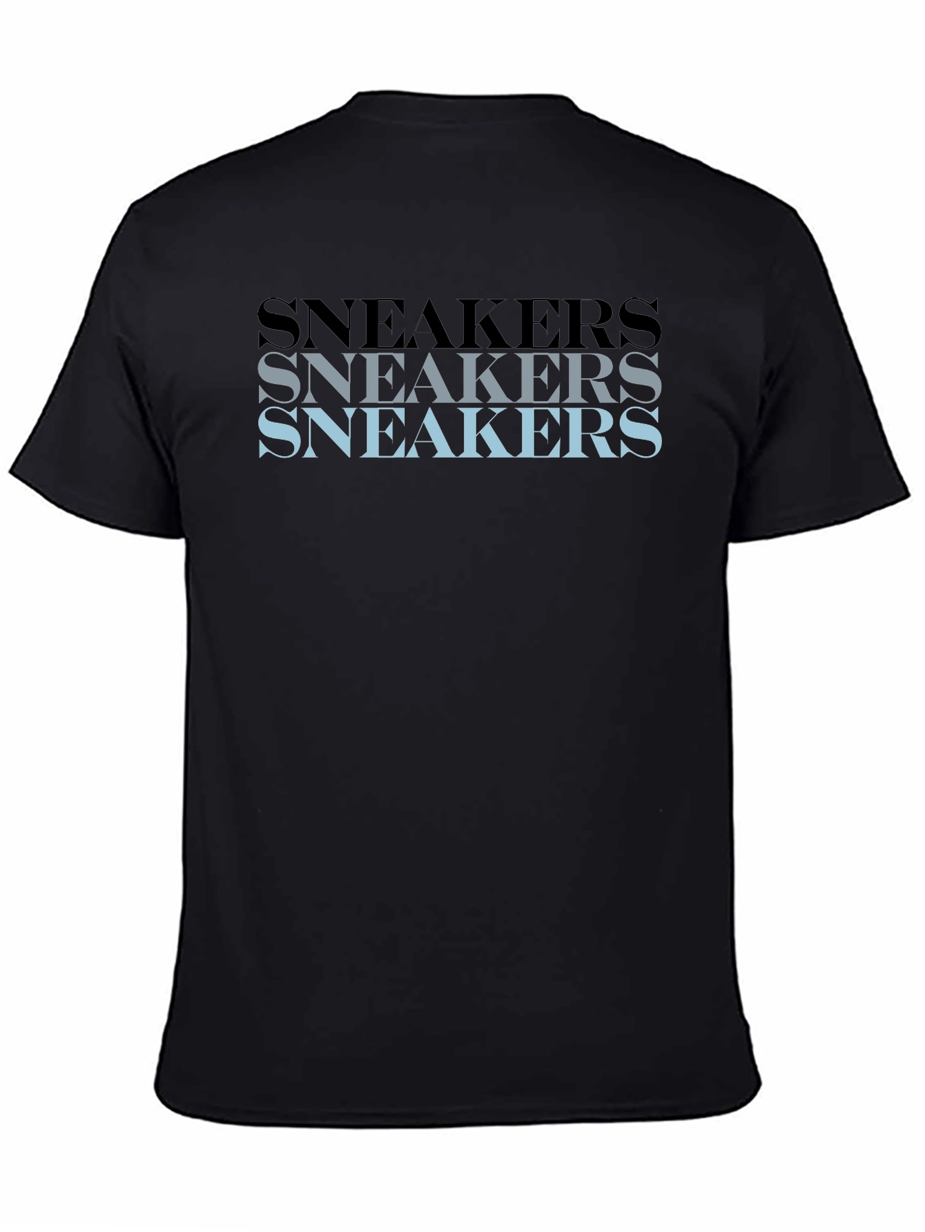 Black Sneakers Graphic Print T-Shirt view 4