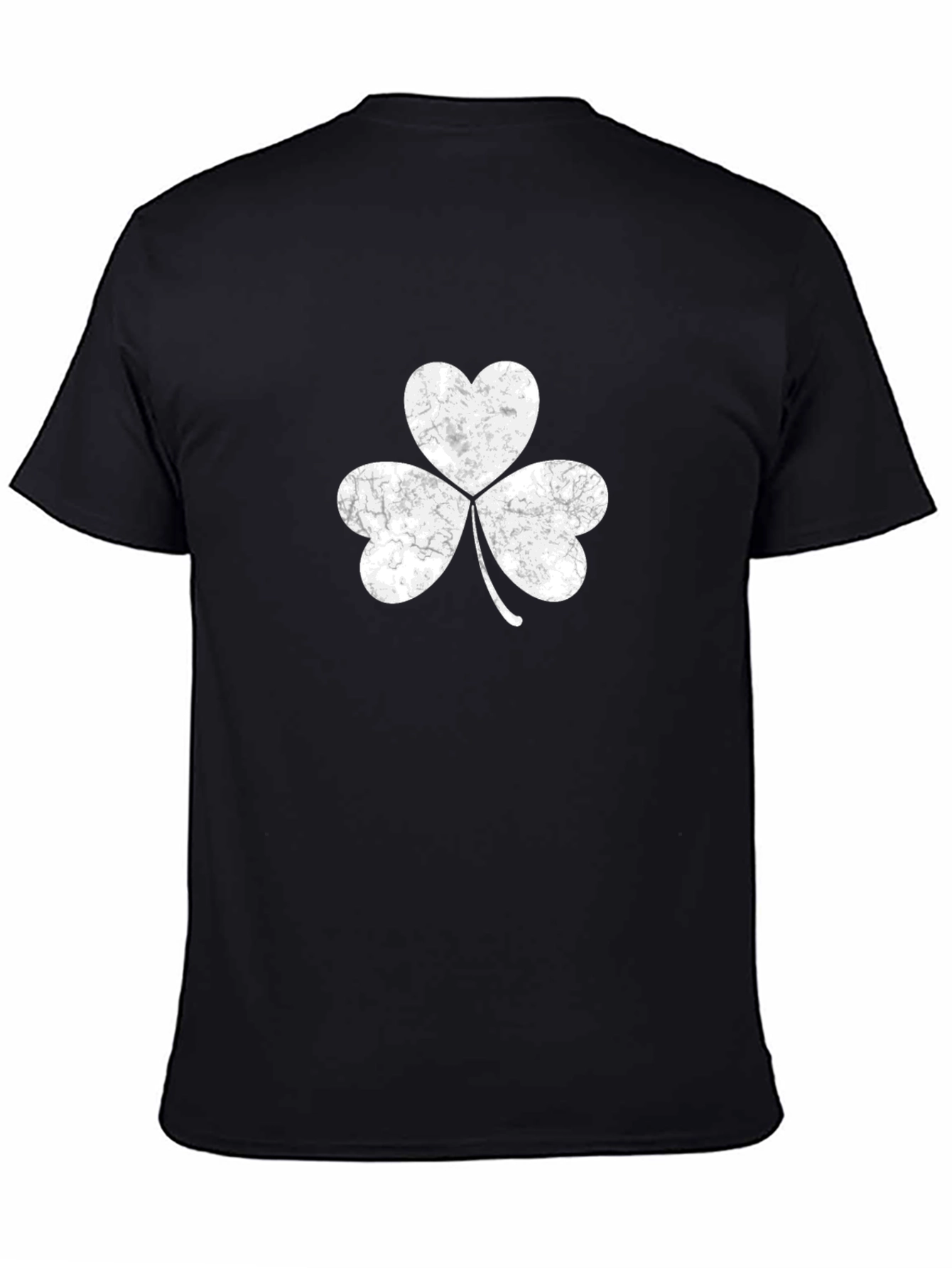 Shamrock T-Shirt - Irish Pride Black Tee - 4