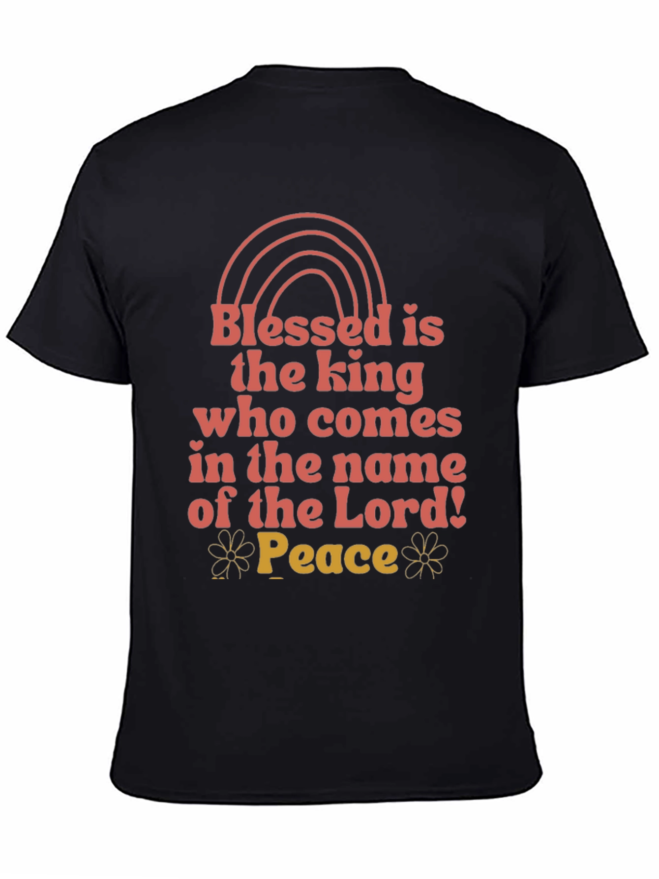 Black Blessed is the King Graphic T-Shirt view 4