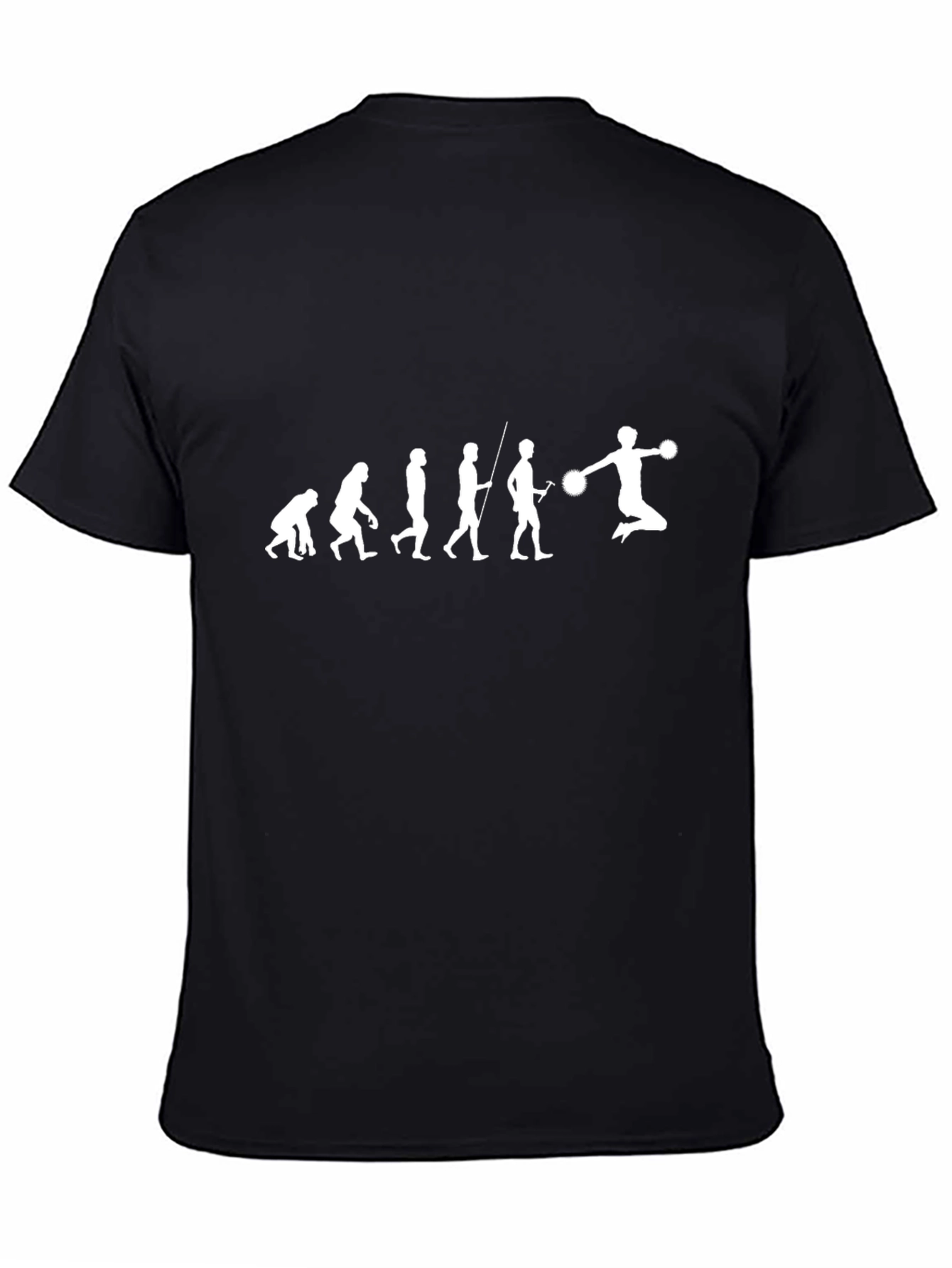 Black Handball Evolution Black T-Shirt view 4