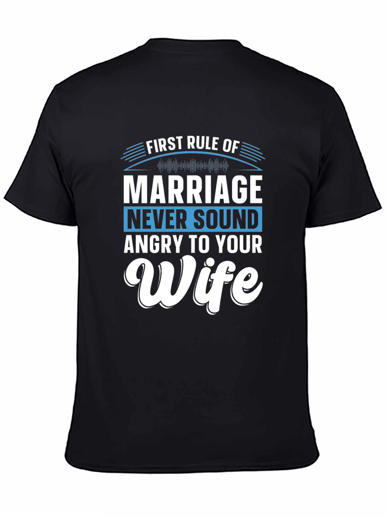 Black Marriage Rule Men's T-Shirt view 4