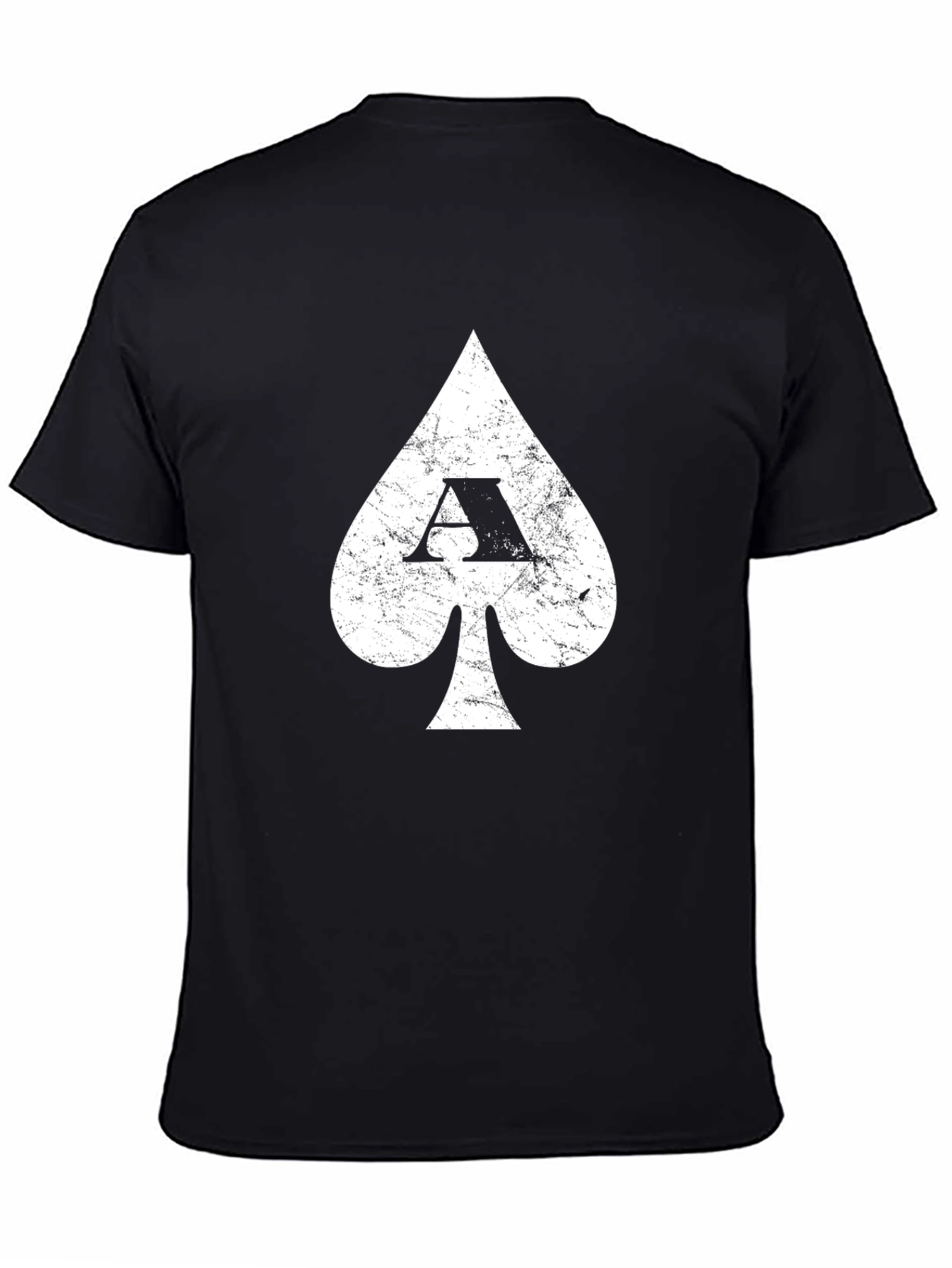 Black Ace of Spades Black T-Shirt view 4