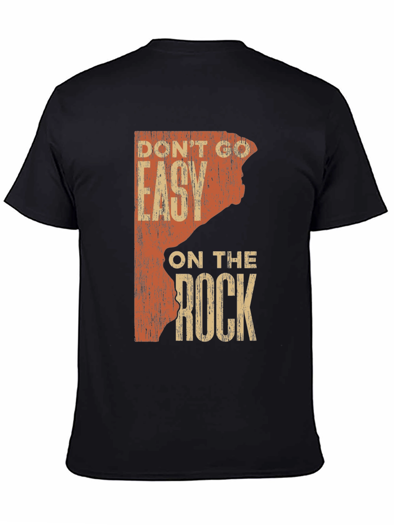 Black Rock Climbing T-Shirt: Don't Go Easy on the Rock view 4
