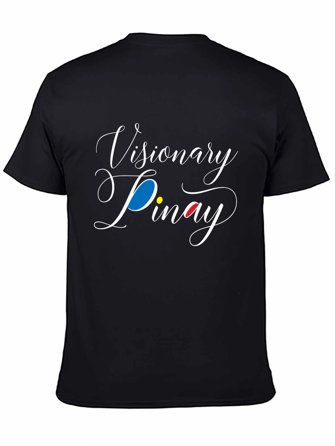 Visionary Pinay Black Graphic T-Shirt - 4