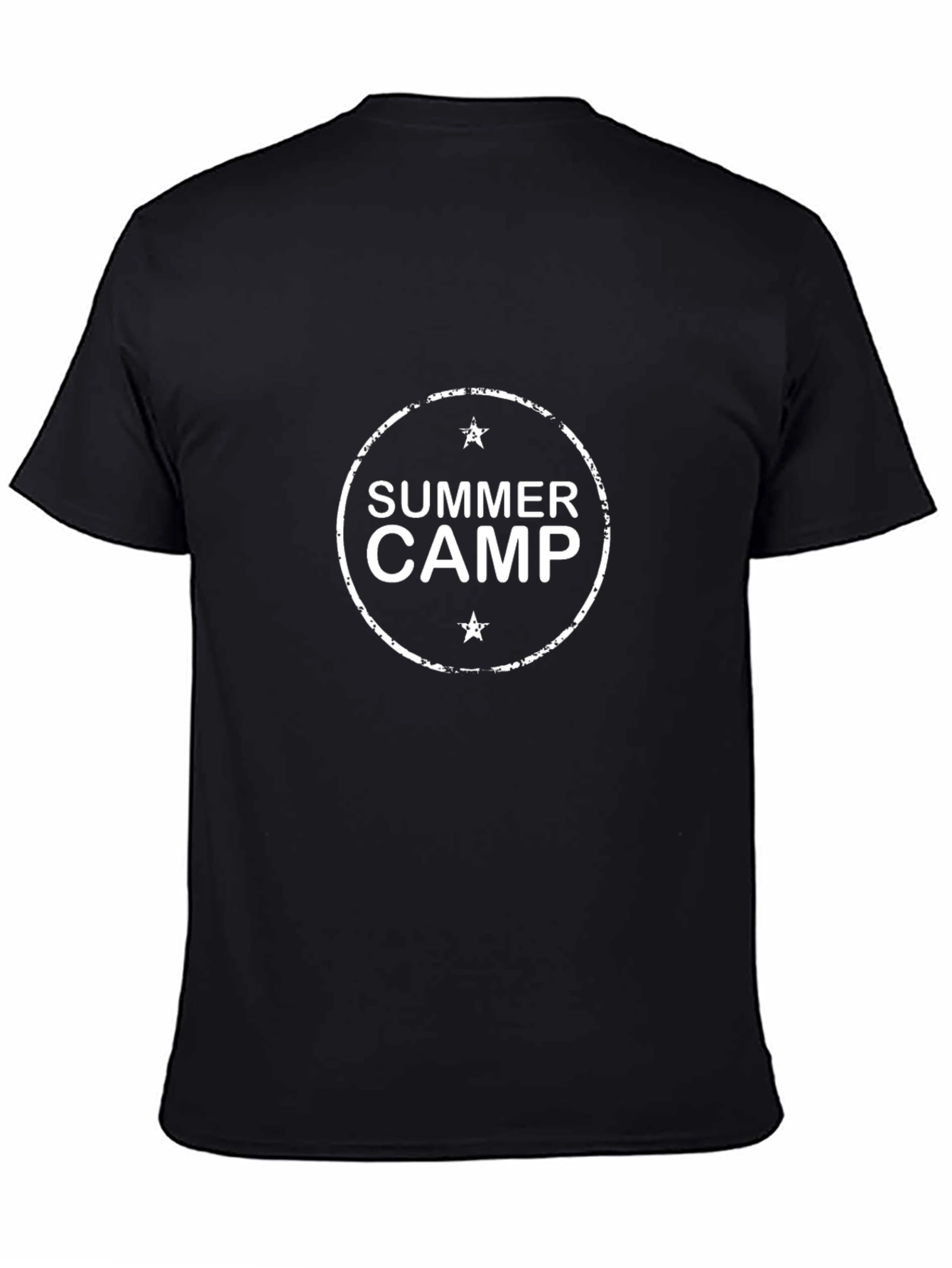 Black Summer Camp Black Graphic Tee view 4