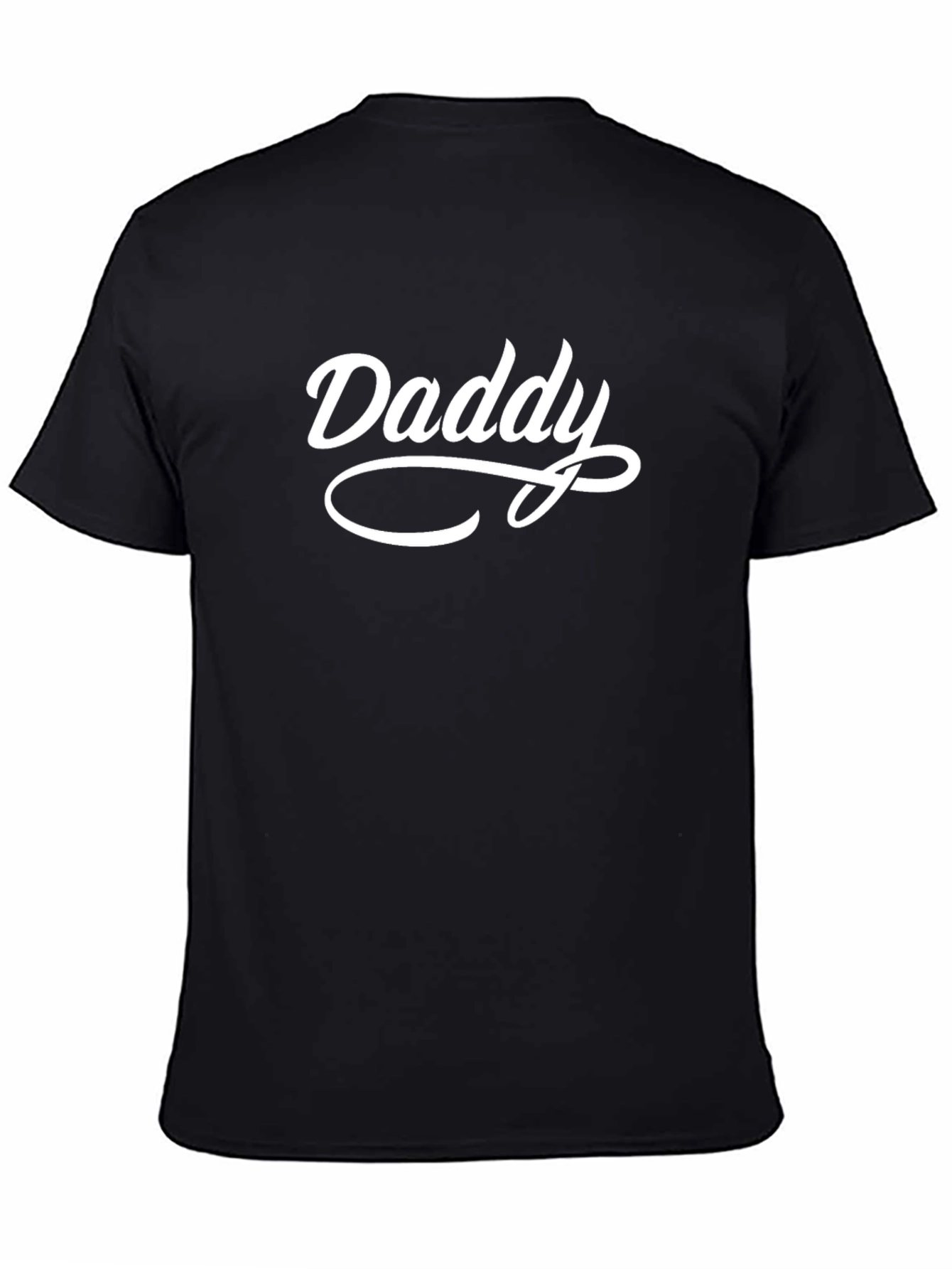 Black Daddy Graphic Tee - Classic Black T-Shirt view 4