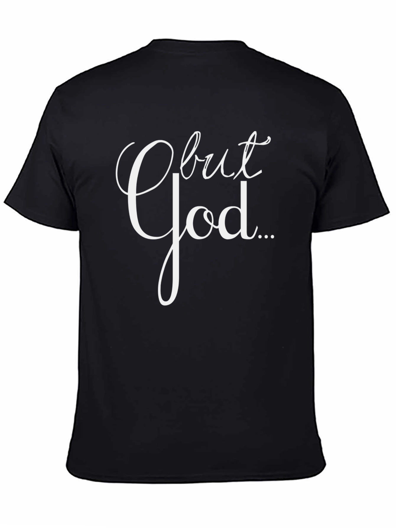 Black But God T-Shirt - Christian Apparel view 4