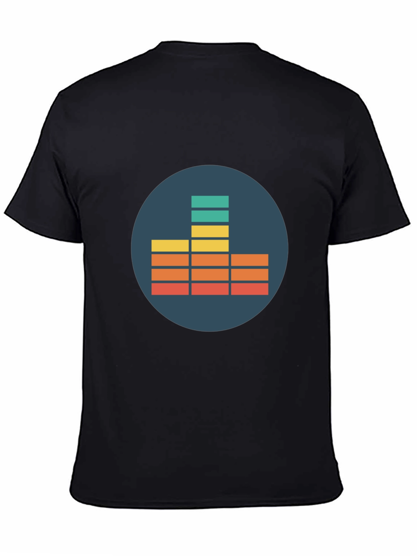 Black EQ Graphic Tee - Retro Music Lover view 4