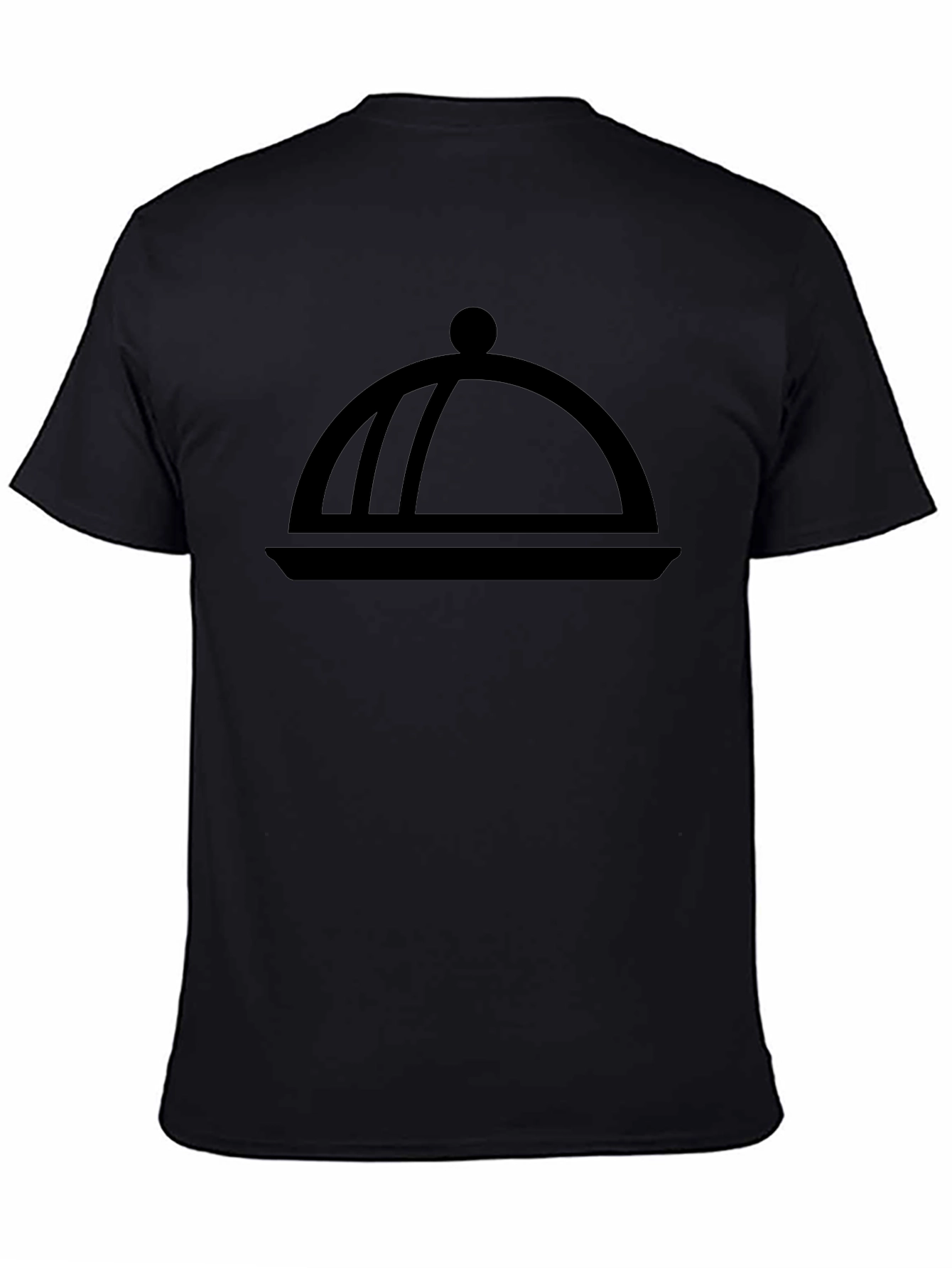Black Chef Cloche Graphic Tee - Stylish Unisex T-Shirt view 4
