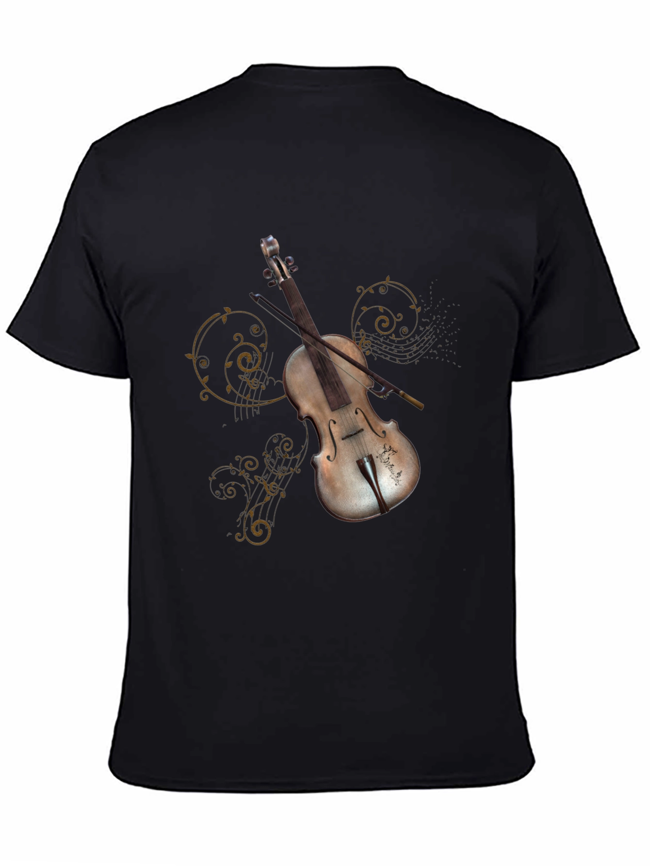 Black Violin Graphic Tee - Music Lover's T-Shirt view 4