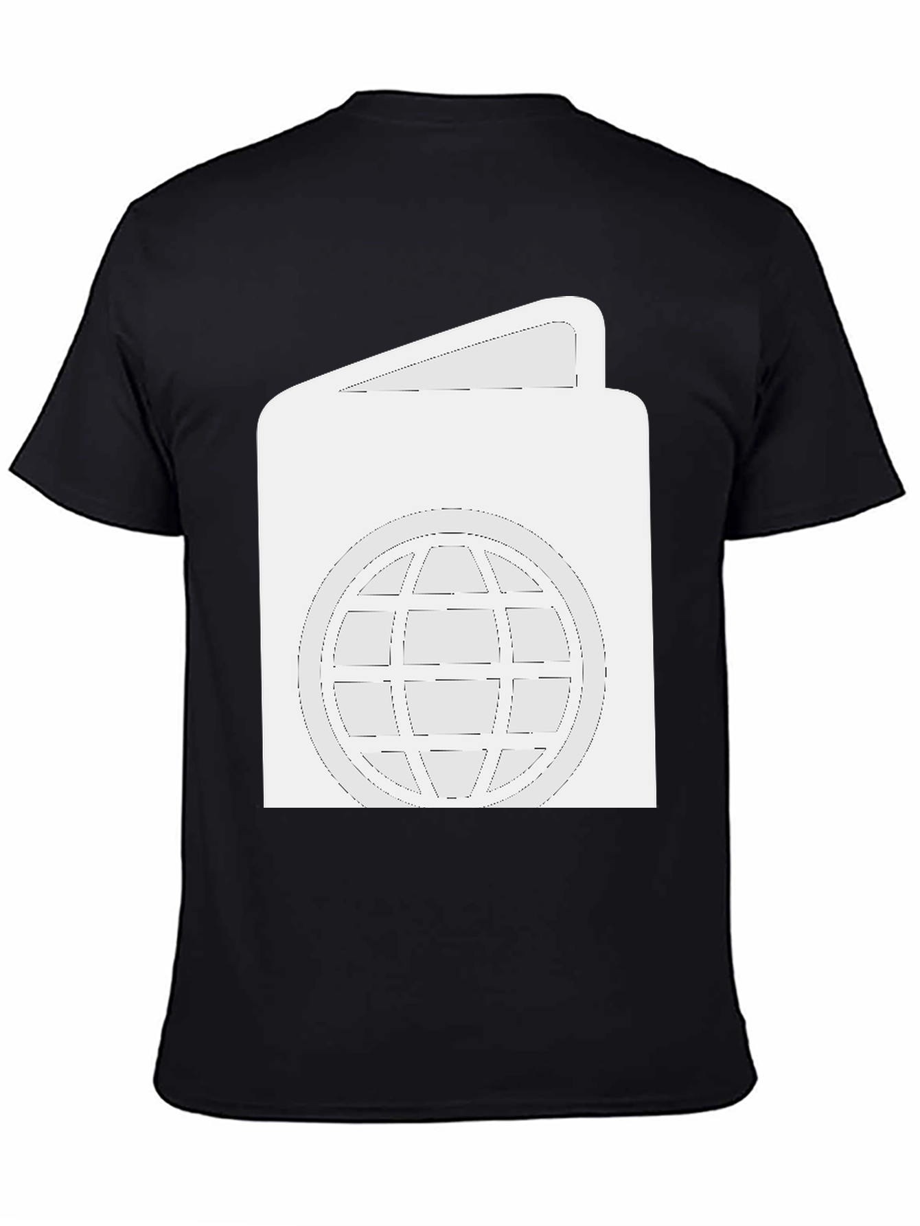 Black Passport T-Shirt - Travel the World in Style! view 4