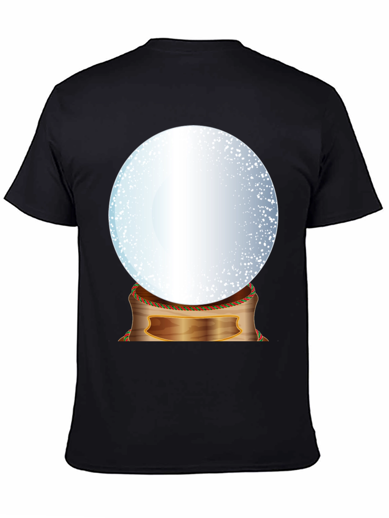 Black Snow Globe Graphic Tee - Holiday Fun! view 4