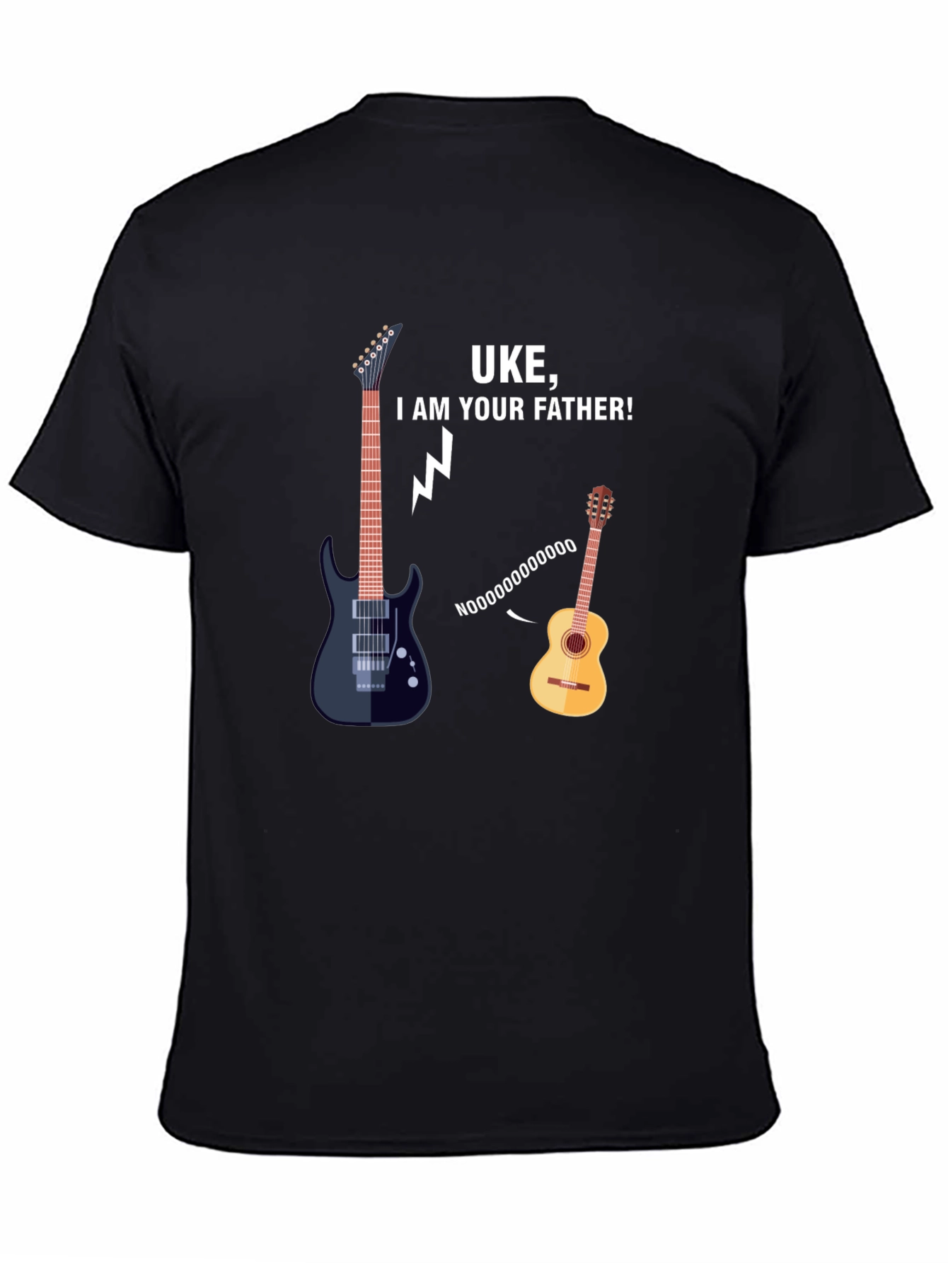 Black Uke I am Your Father T-Shirt view 4