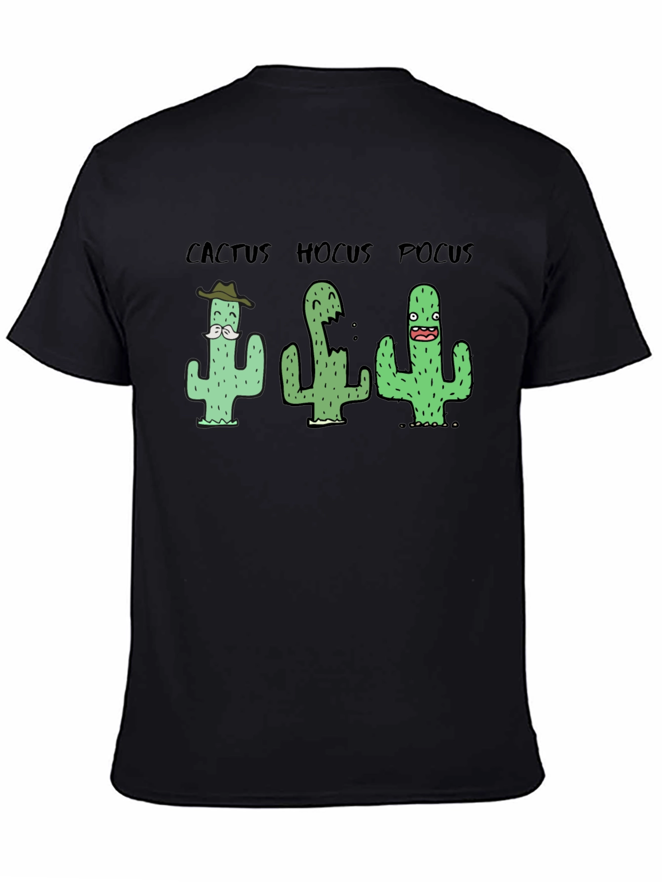 Black Cactus Hocus Pocus Black T-Shirt view 4