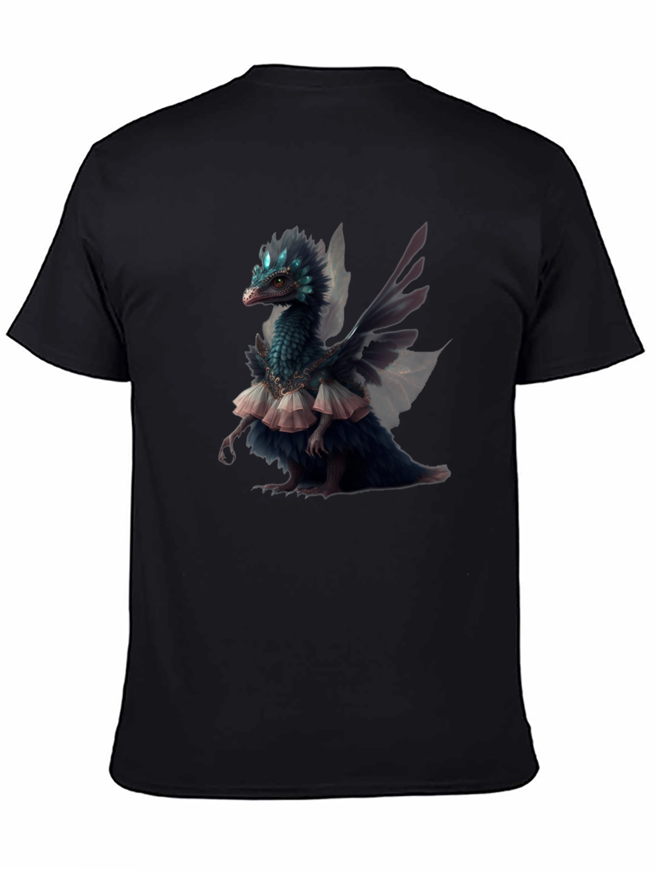 Black Dragon Fairy T-Shirt view 4