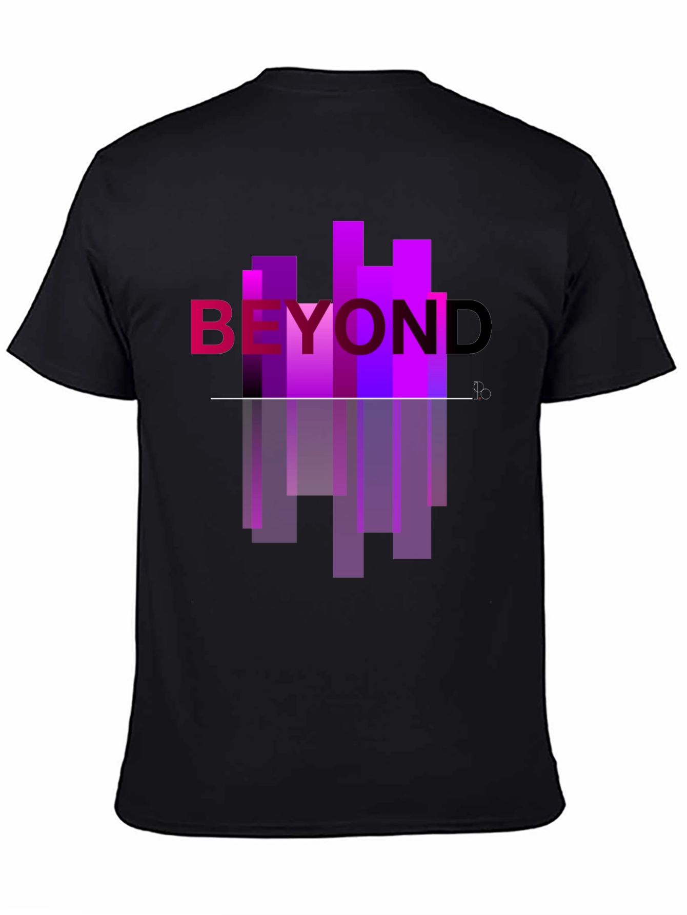 Black Beyond Graphic Tee - Modern Urban Style view 4