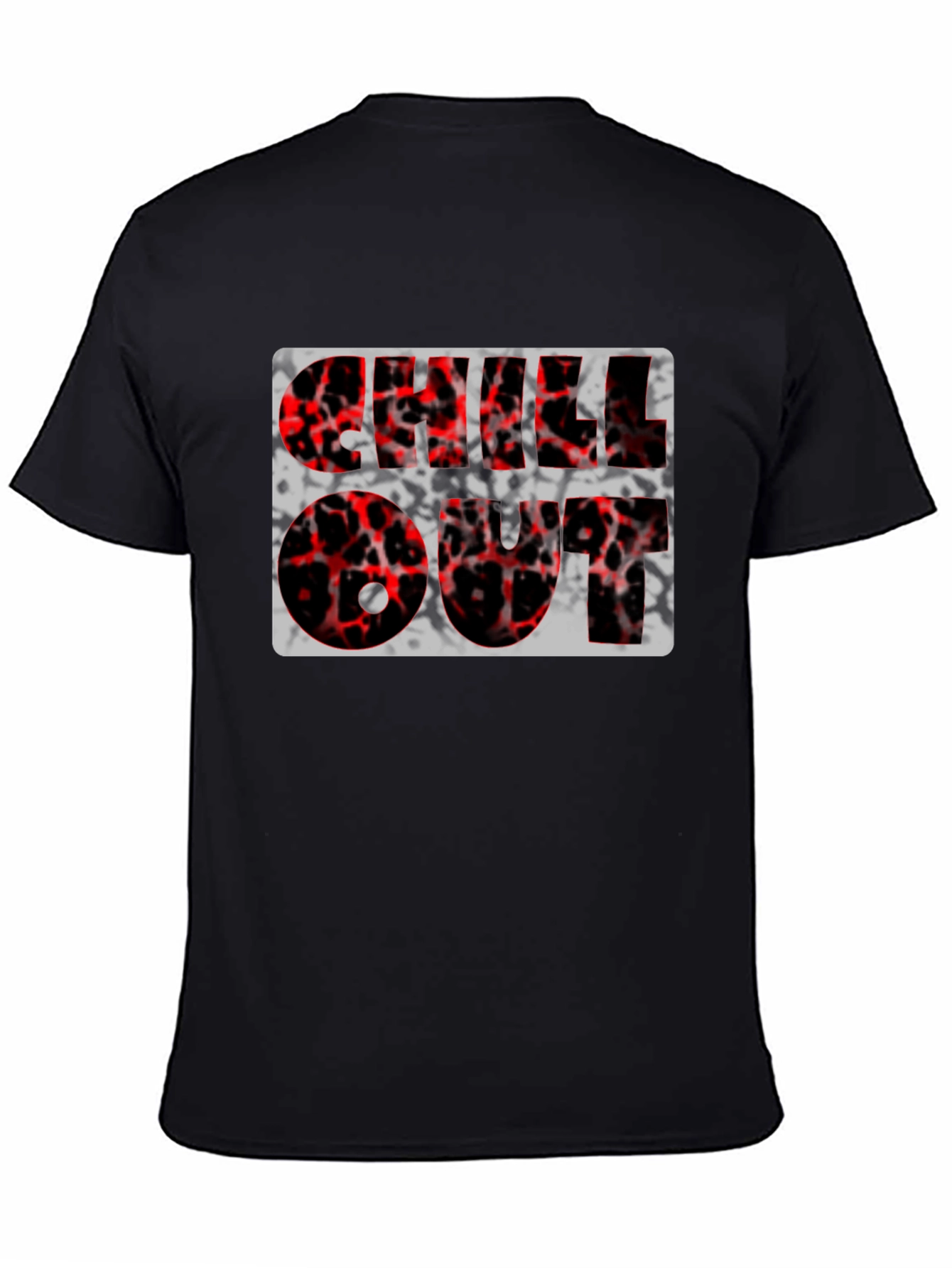 Black Chill Out Graphic Tee - Black Casual Shirt view 4