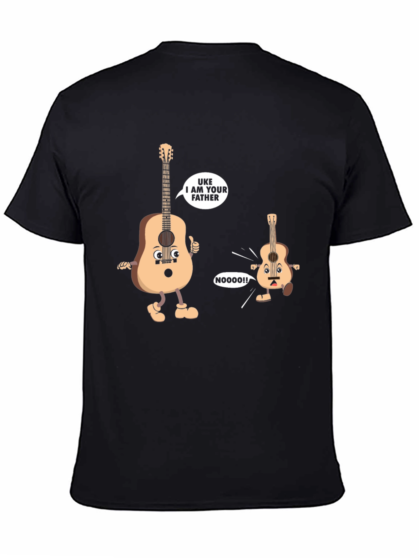 Black Uke I Am Your Father T-Shirt view 4
