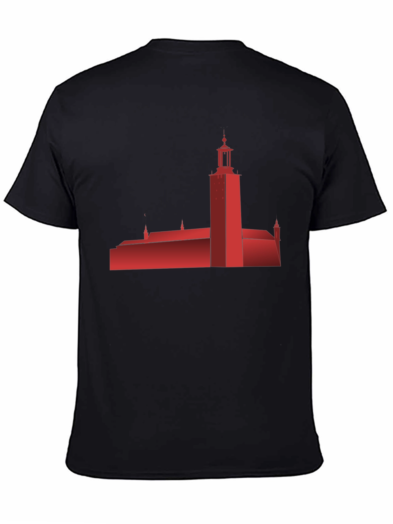 Stockholm City Hall Silhouette T-Shirt - 4