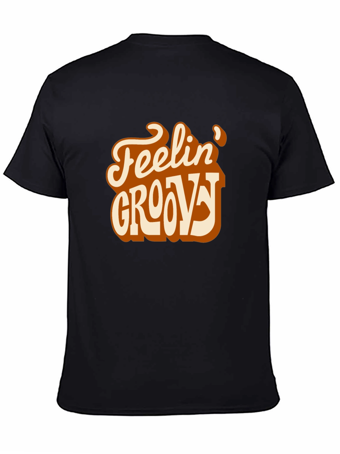 Black Feelin' Groovy Graphic T-Shirt - Retro Style view 4