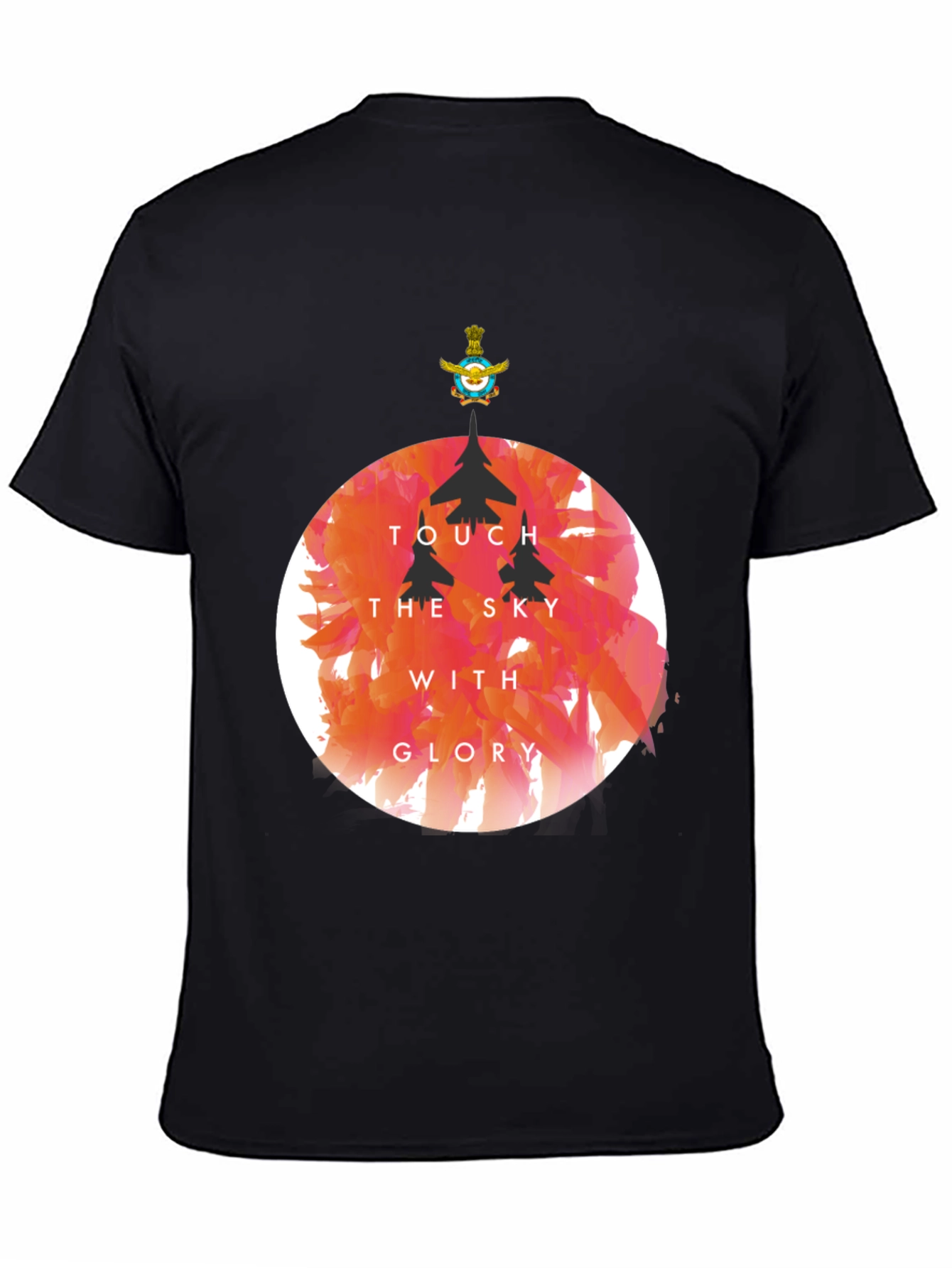 Black Touch the Sky With Glory T-Shirt view 4