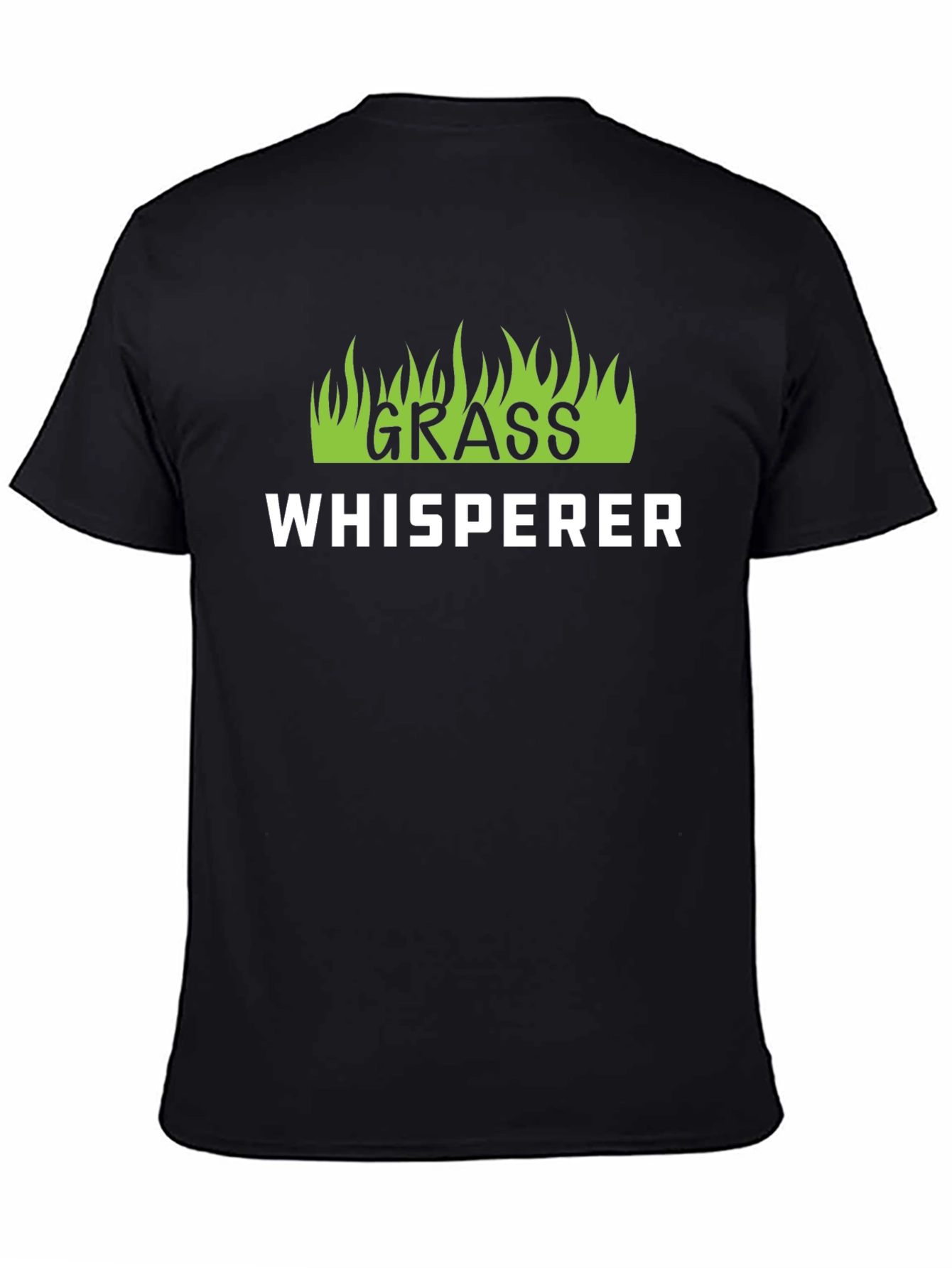 Black Grass Whisperer Black T-Shirt view 4