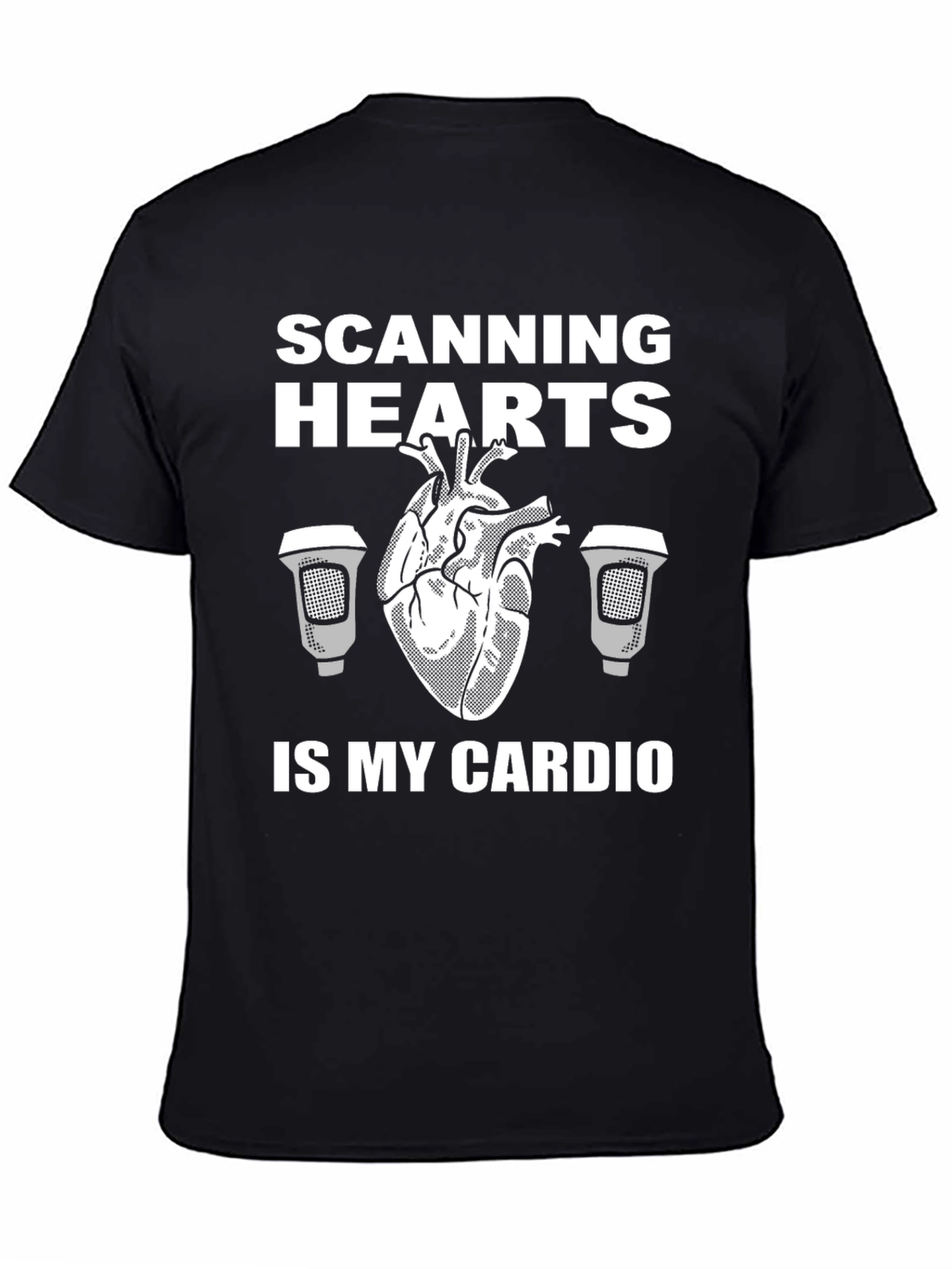 Scanning Hearts Is My Cardio Graphic Tee - 4