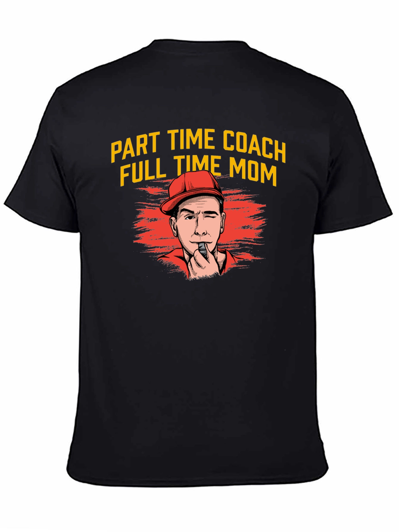 Part Time Coach Full Time Mom T-Shirt - 4
