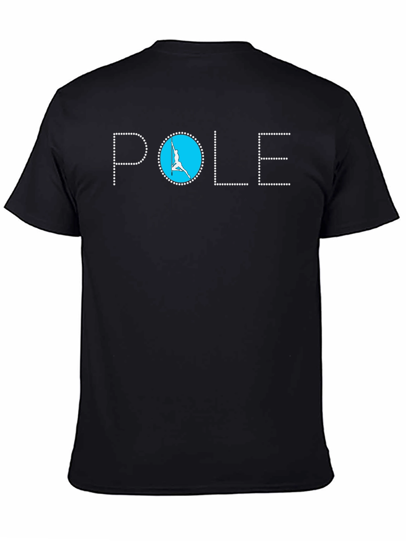 Black Pole Dance T-Shirt - Novelty Design view 4