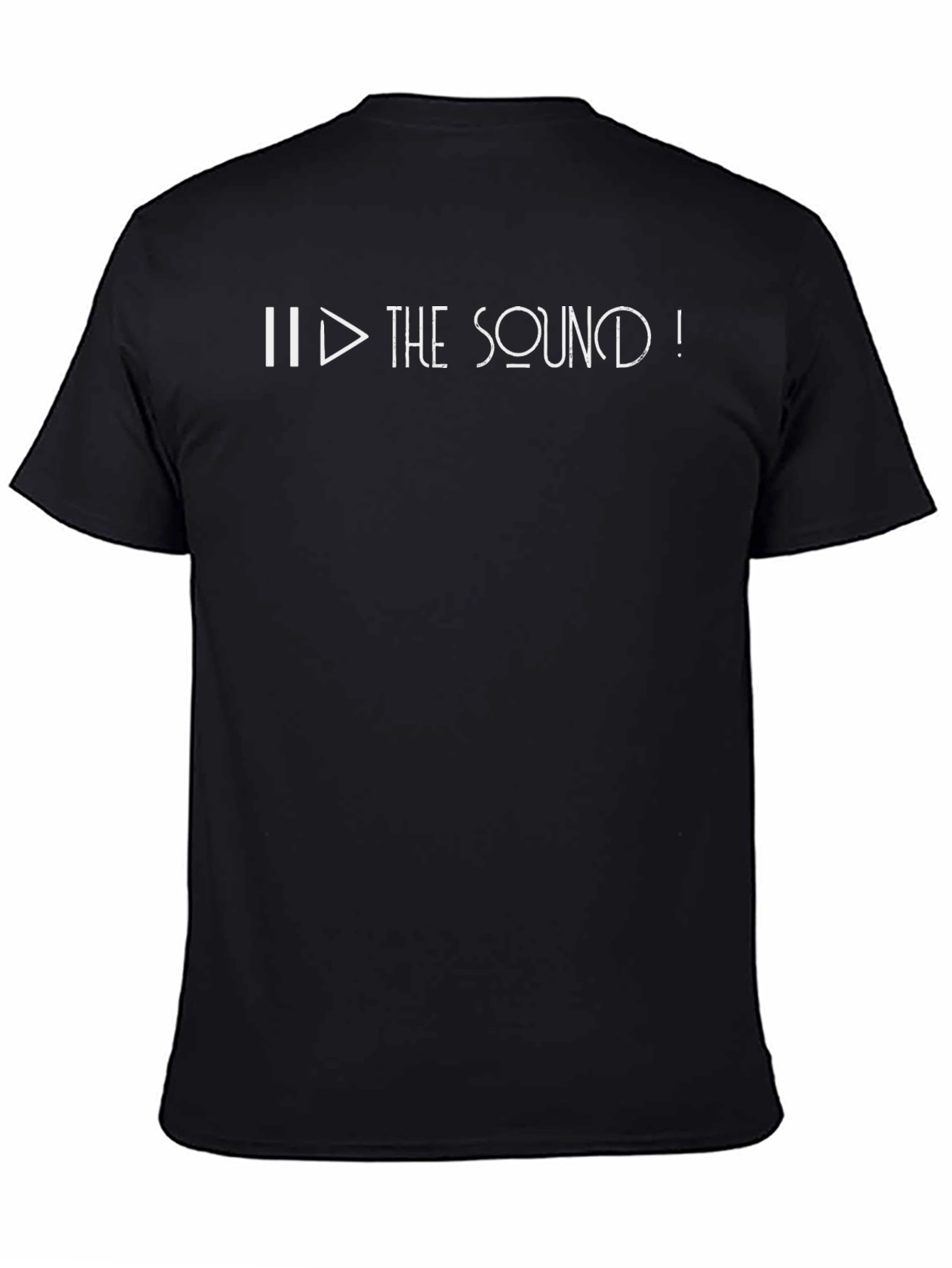 Black The Sound Graphic T-Shirt view 4