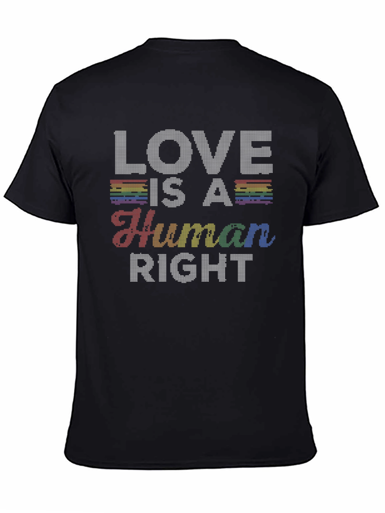Black Love is a Human Right Graphic Tee view 4