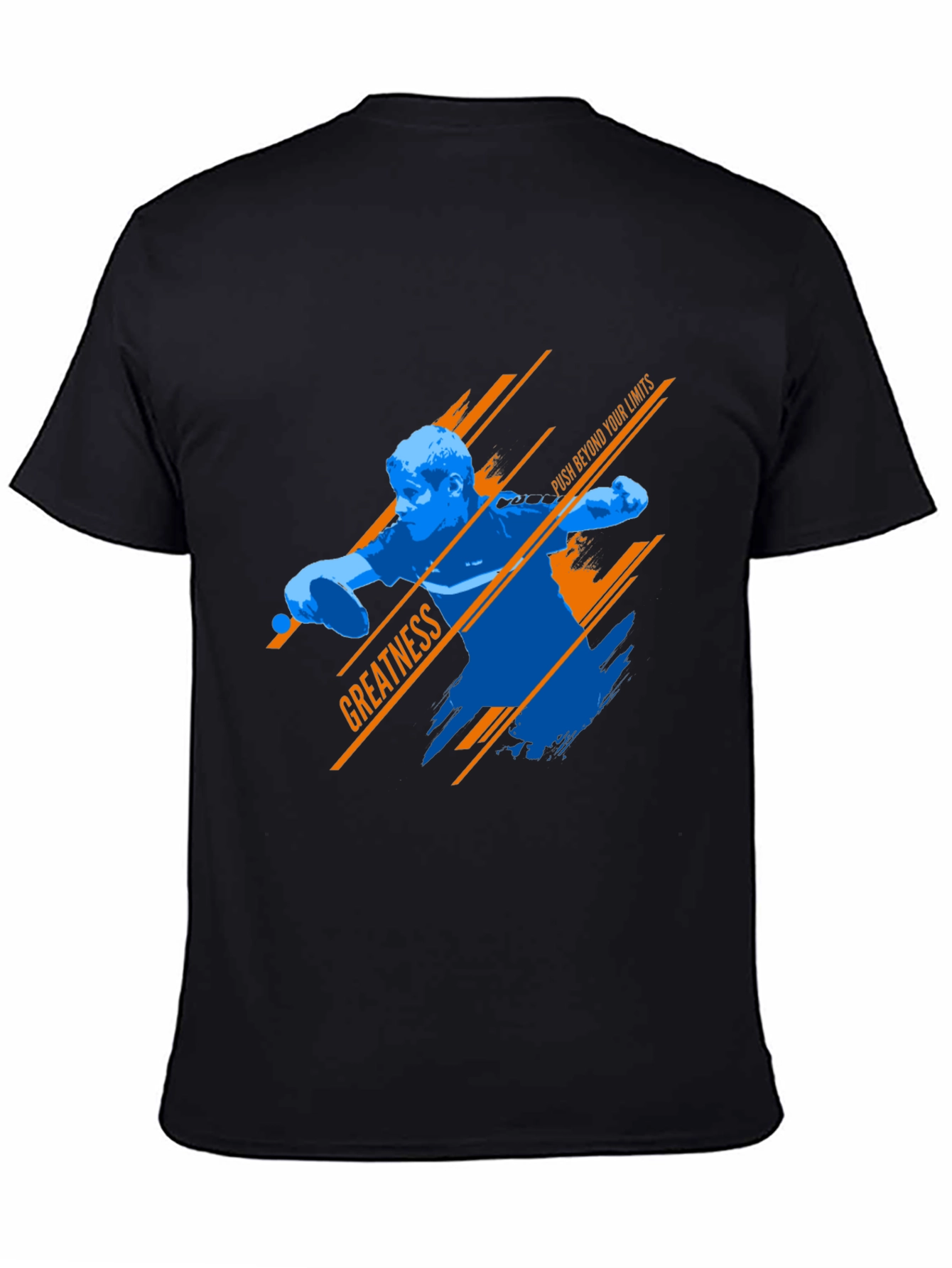 Black Greatness Tee: Push Beyond Your Limits view 4