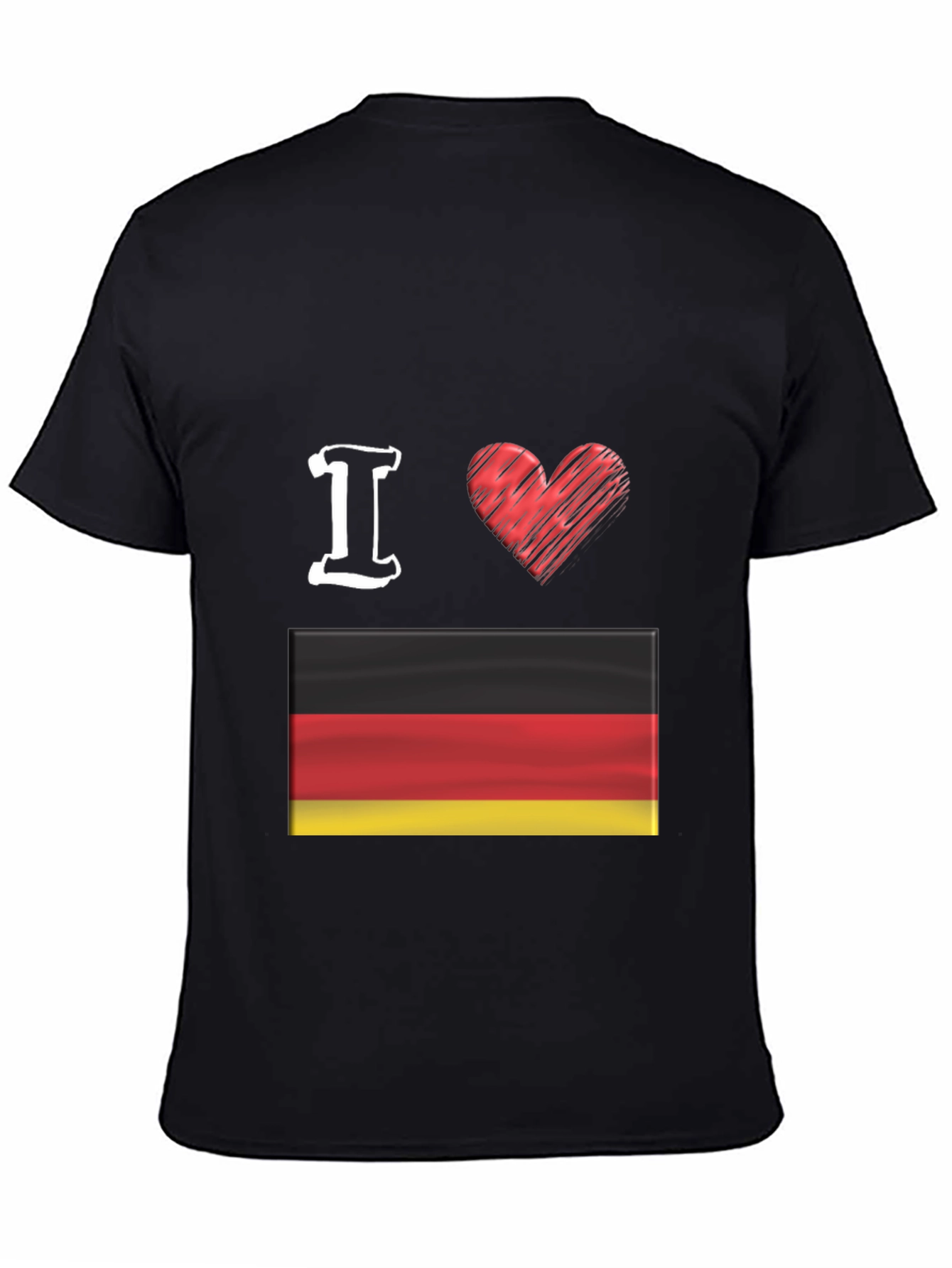 I Love Germany T-Shirt, German Flag Tee - 4