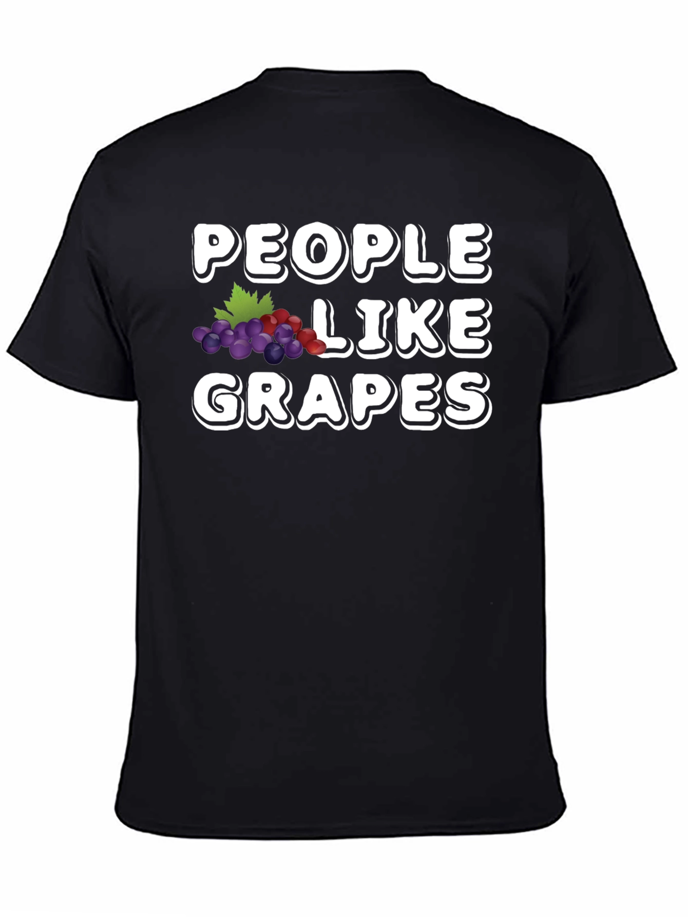 Black People Like Grapes Graphic T-Shirt view 4