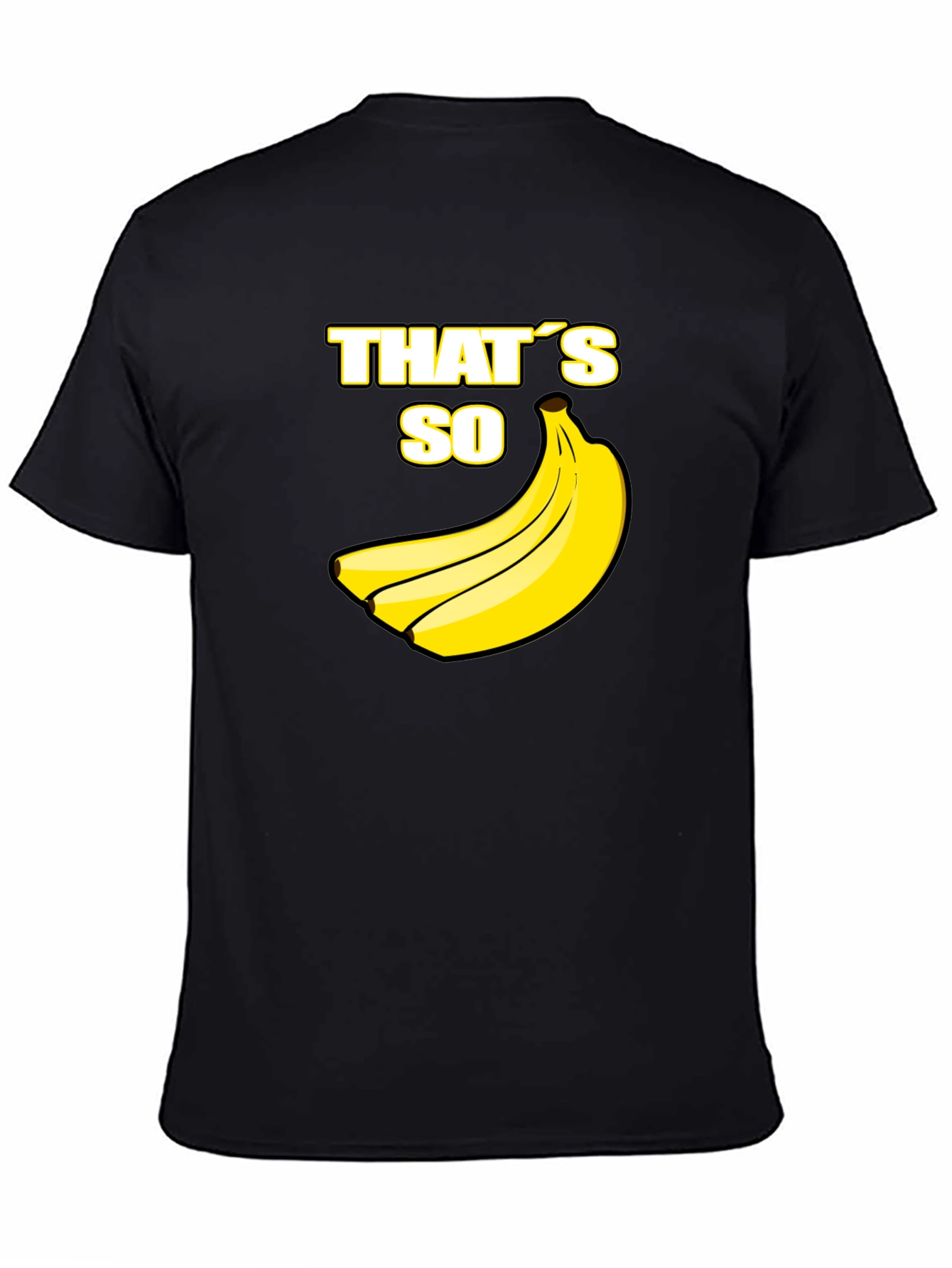 Black That's So Banana Black T-Shirt view 4