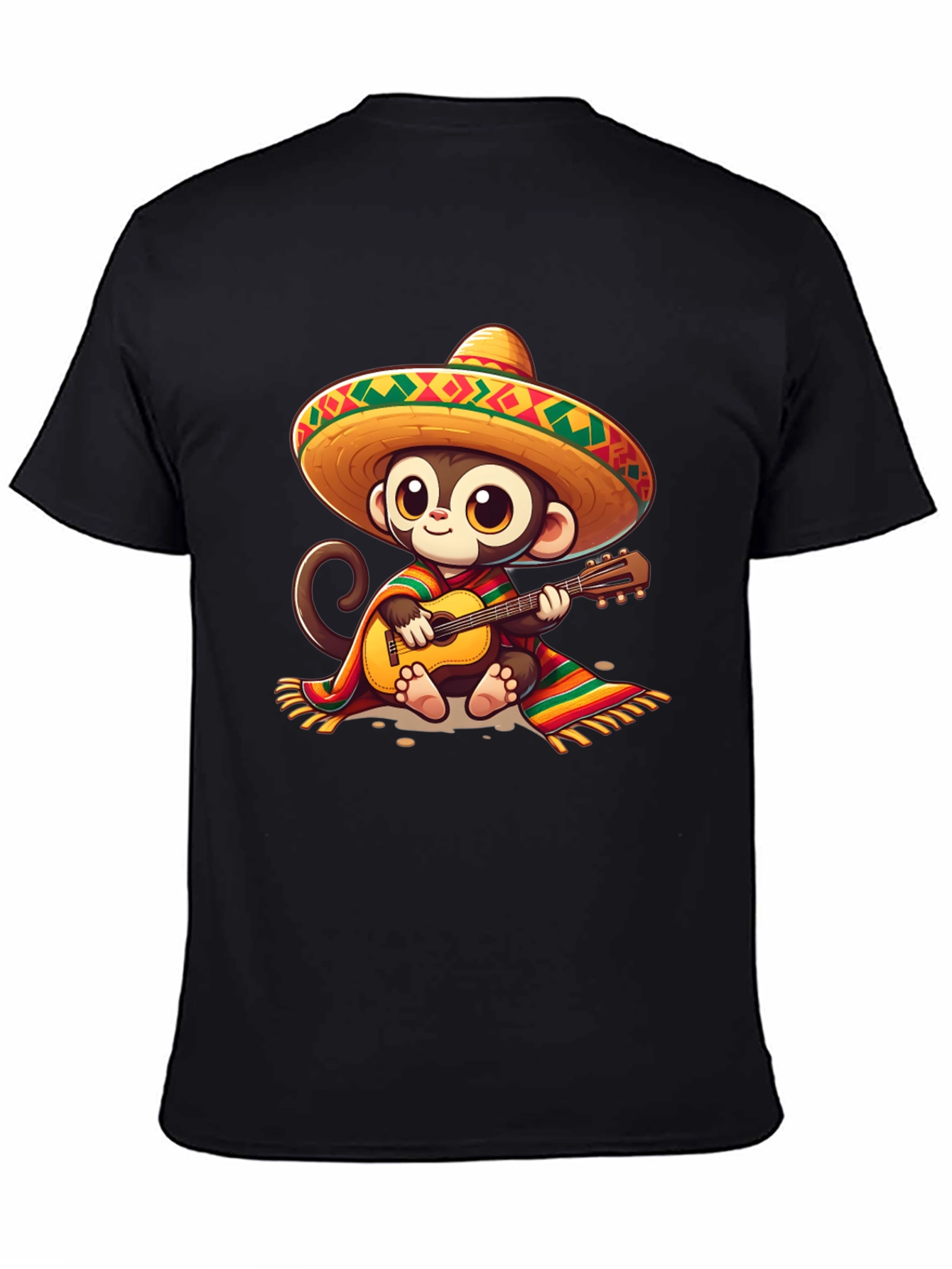 Black Monkey Mariachi T-Shirt view 4
