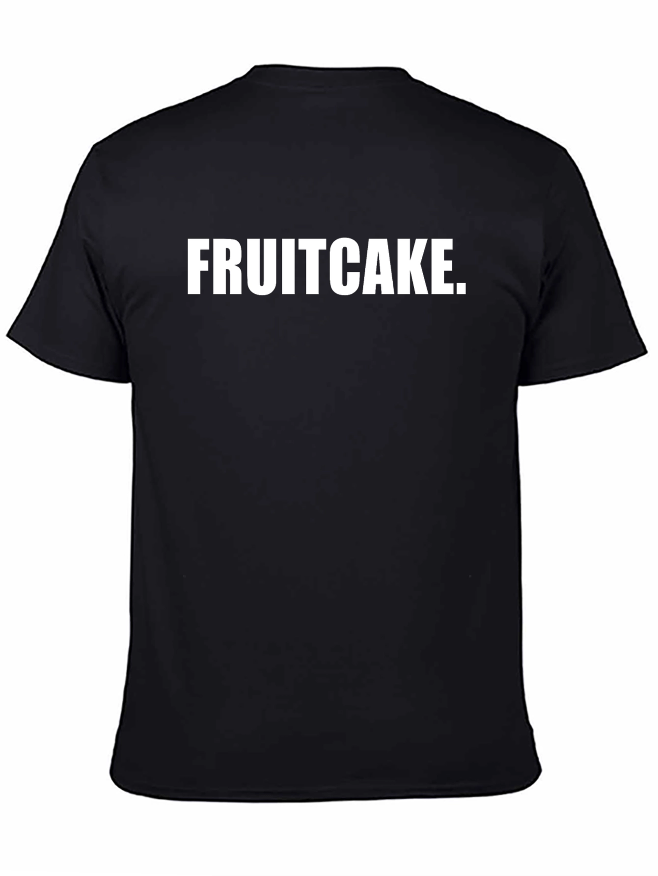 Black Fruitcake T-Shirt - Funny Novelty Tee view 4