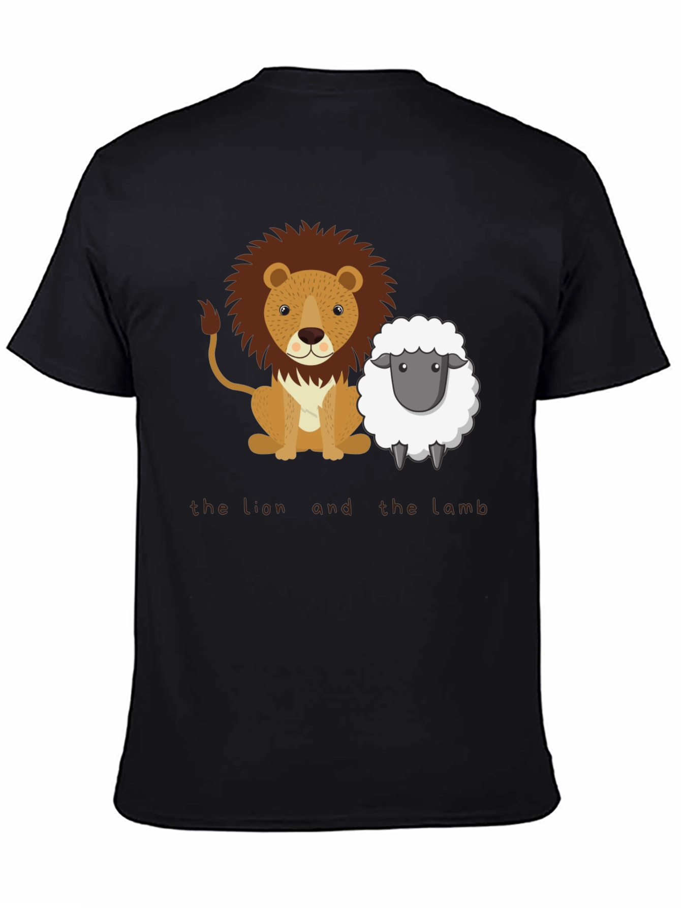 Black Lion and Lamb Graphic Tee view 4