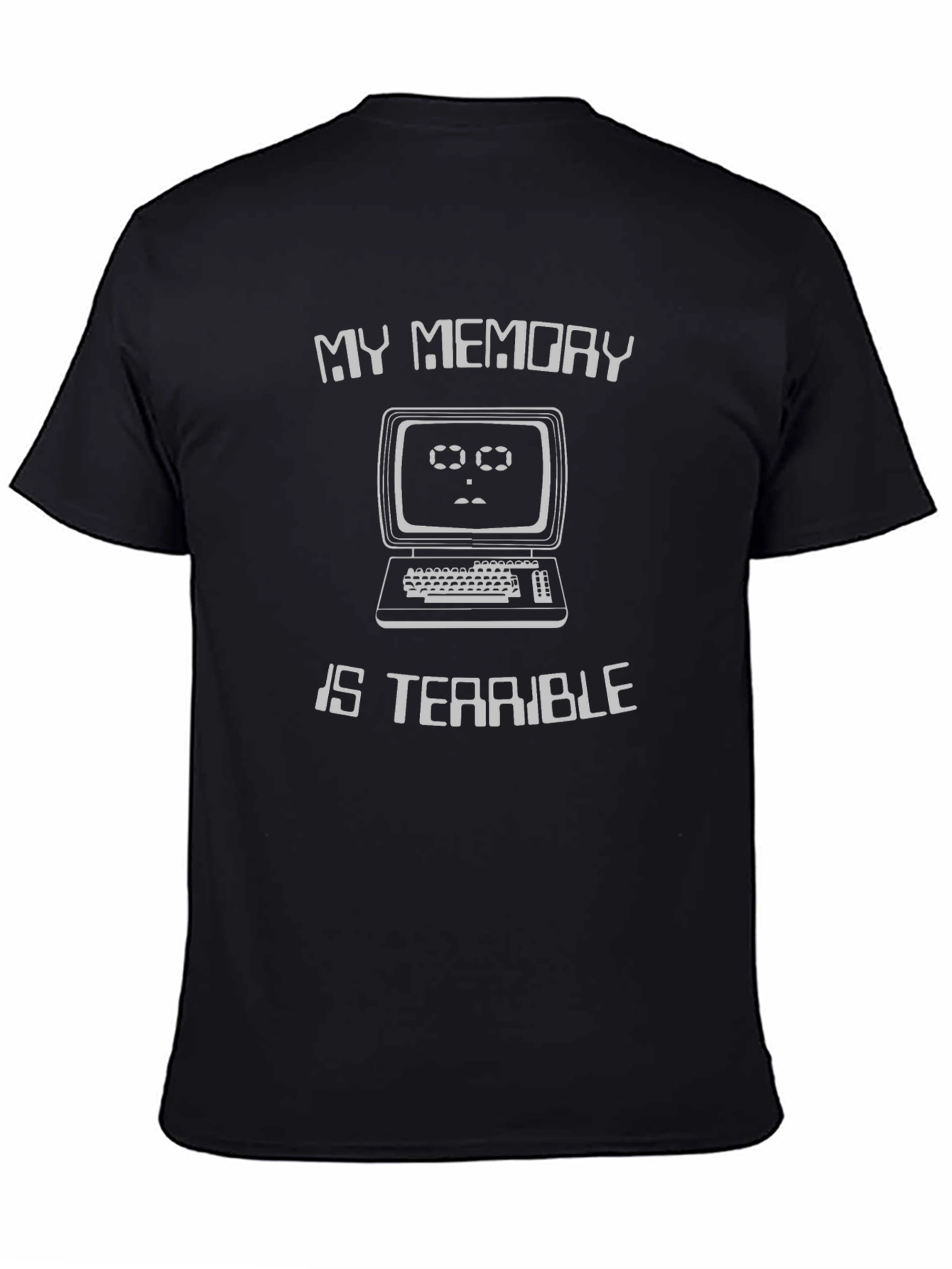 Black My Memory is Terrible T-Shirt - Retro Computer Tee view 4