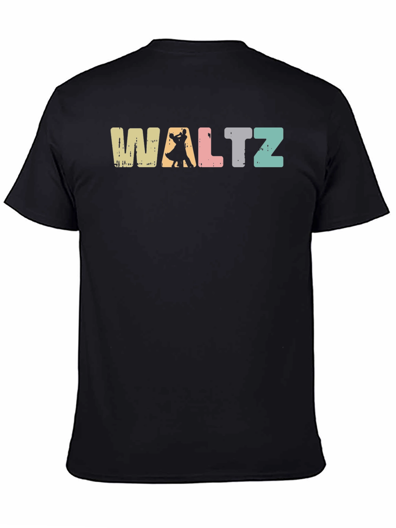 Black Waltz Dance Graphic Tee - Retro Style view 4