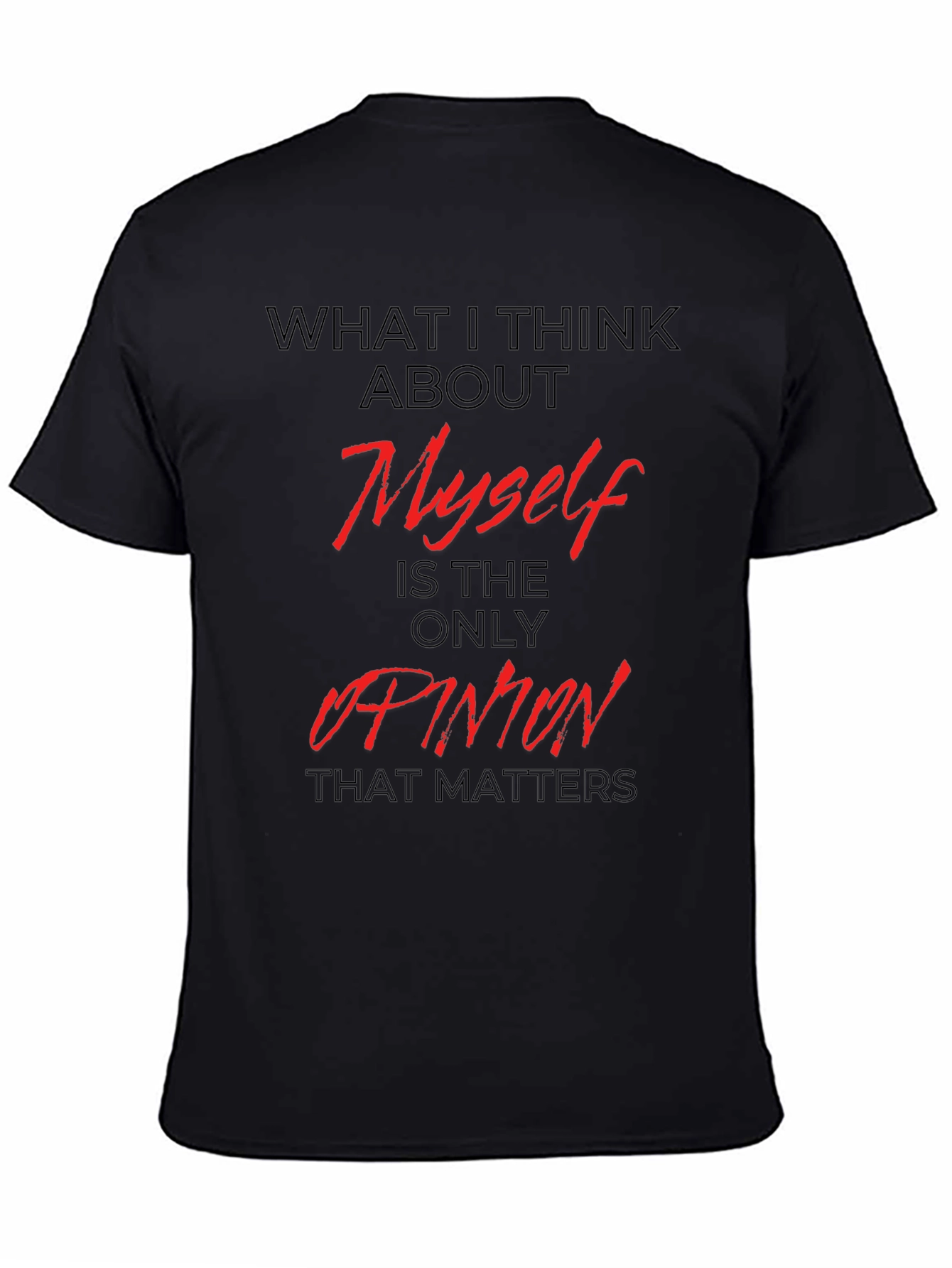 My Opinion Matters Graphic Tee - Black - 4