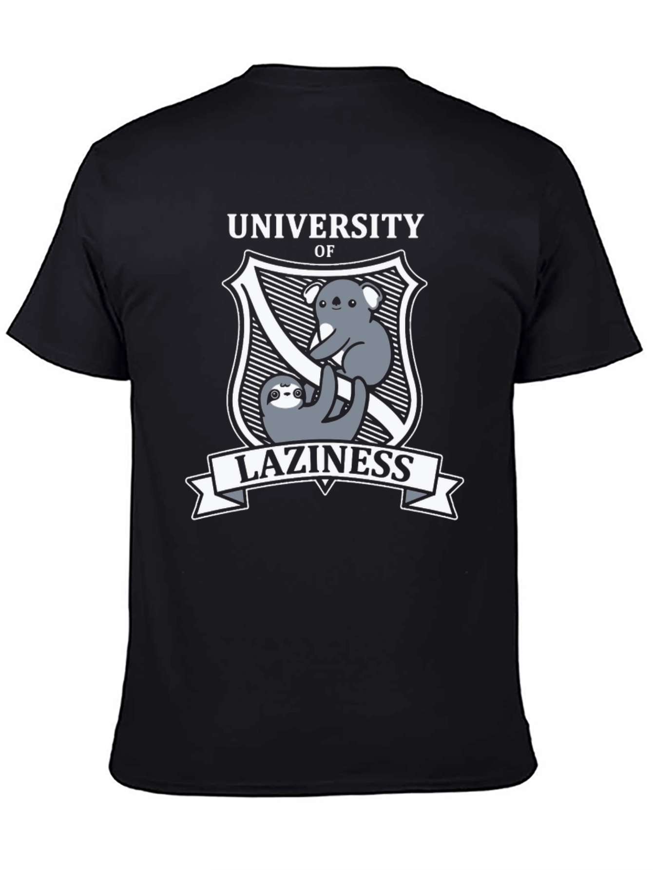 University of Laziness Graphic T-Shirt - 4